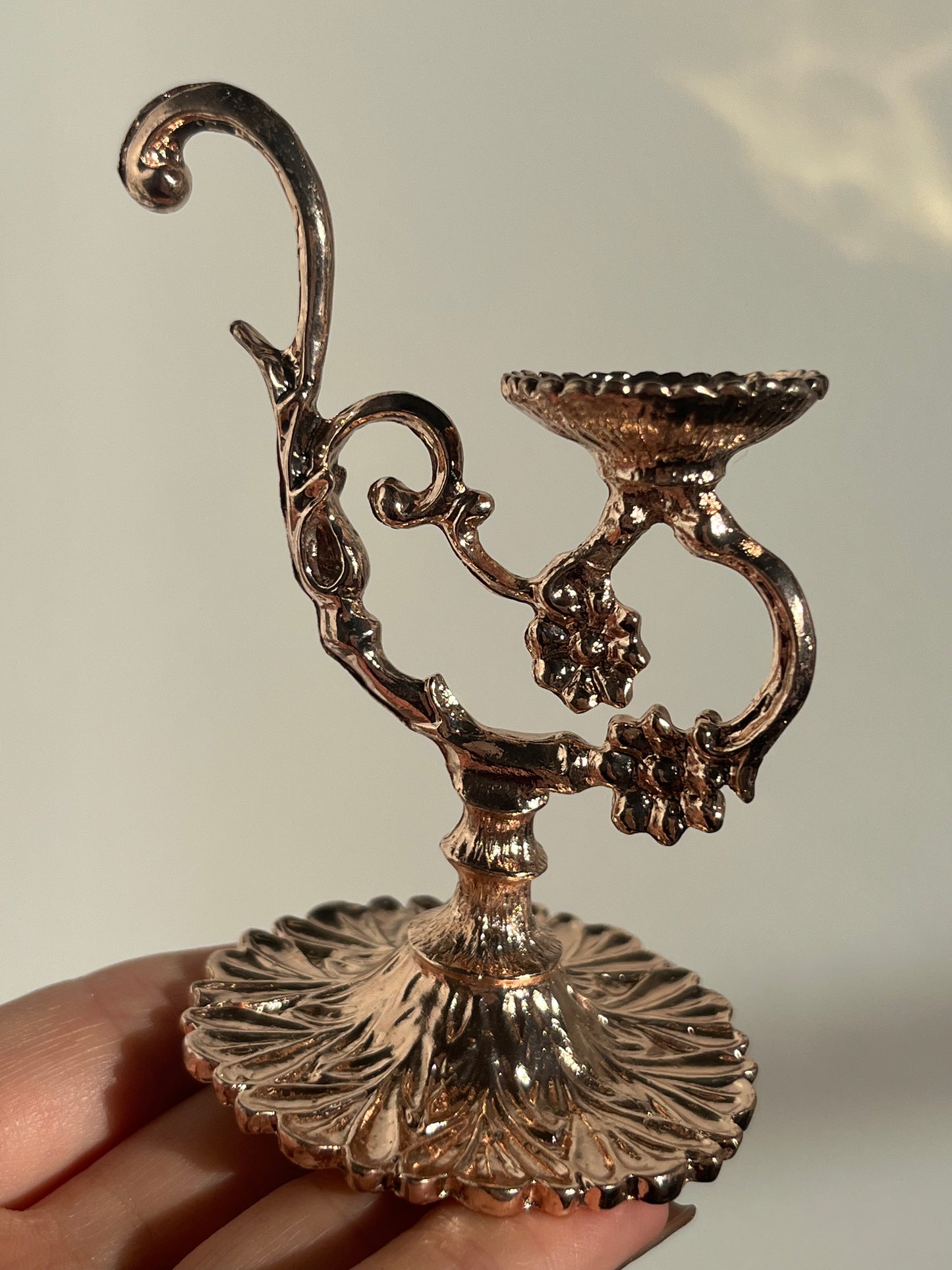 "Jack Jumped Over The Candlestick" Rose Gold Sphere Stand