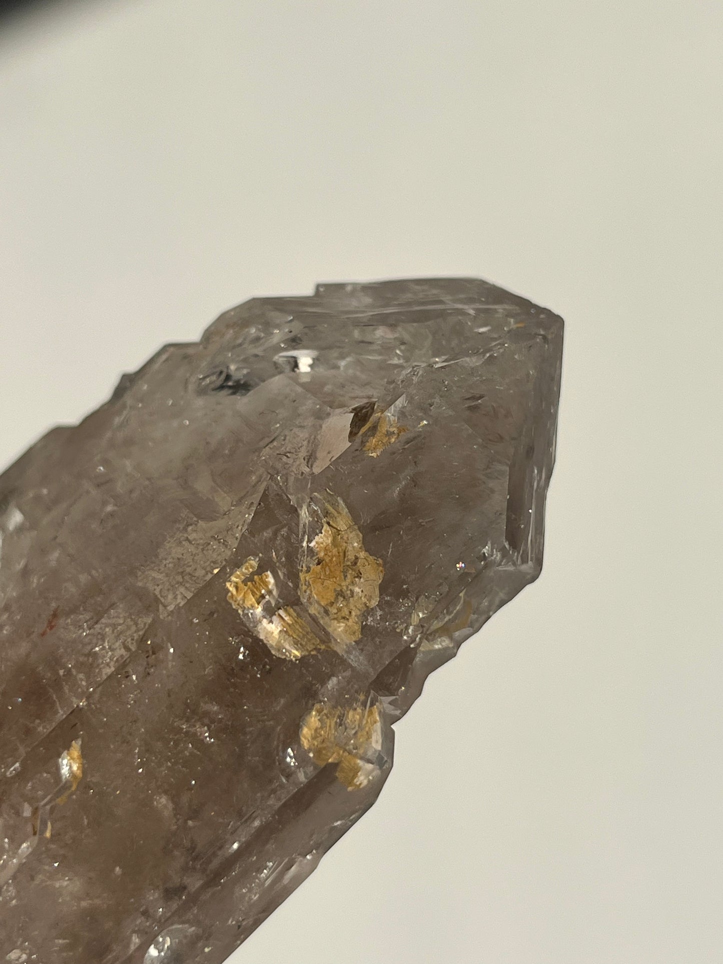 Fenster Diamond Quartz Specimen with Clay Inclusions & Several Moving Enhydros