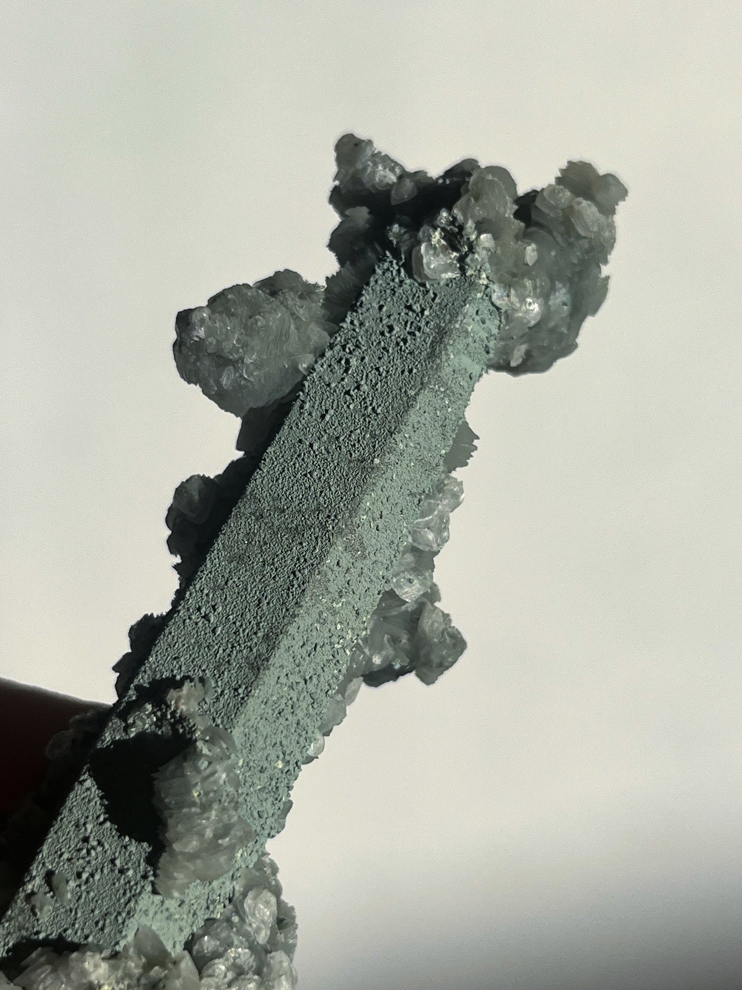 Euci Quartz with Coin Petal Calcite Specimen D