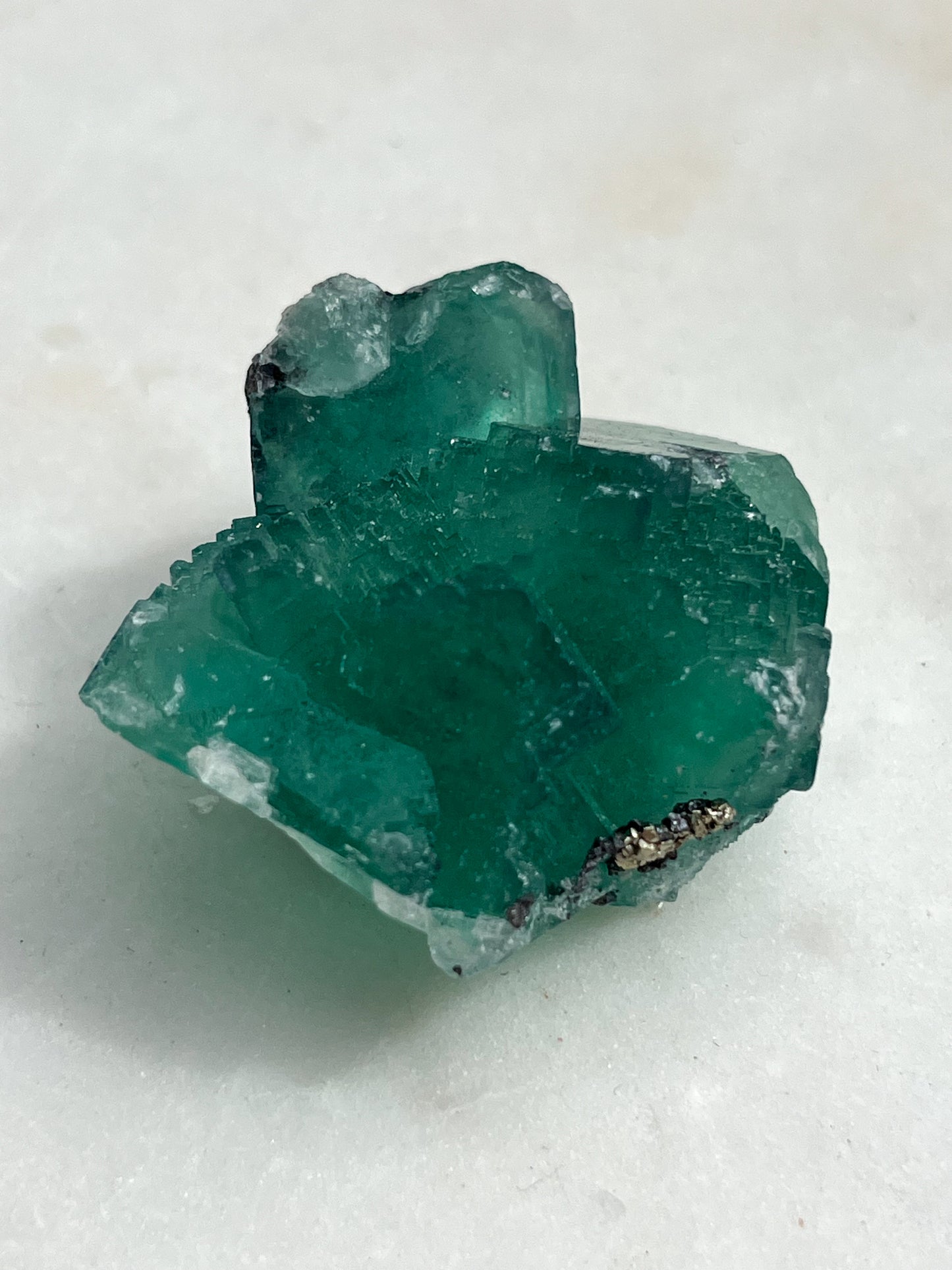 Peruvian Green Fluorite with Pyrite #2