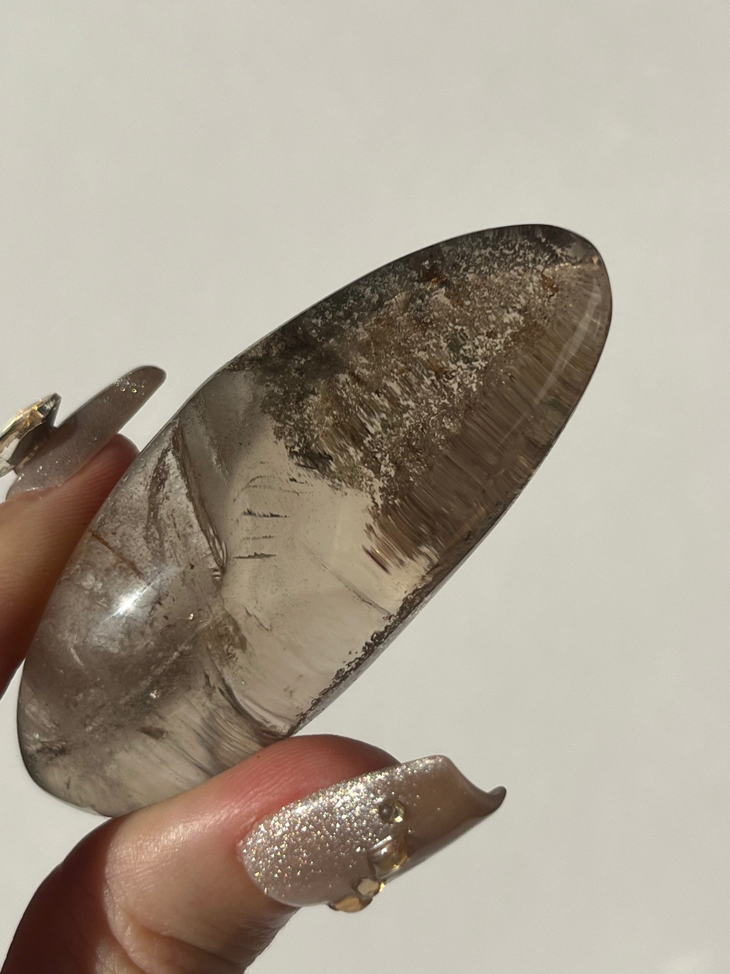 Garden Quartz Lens Carving D