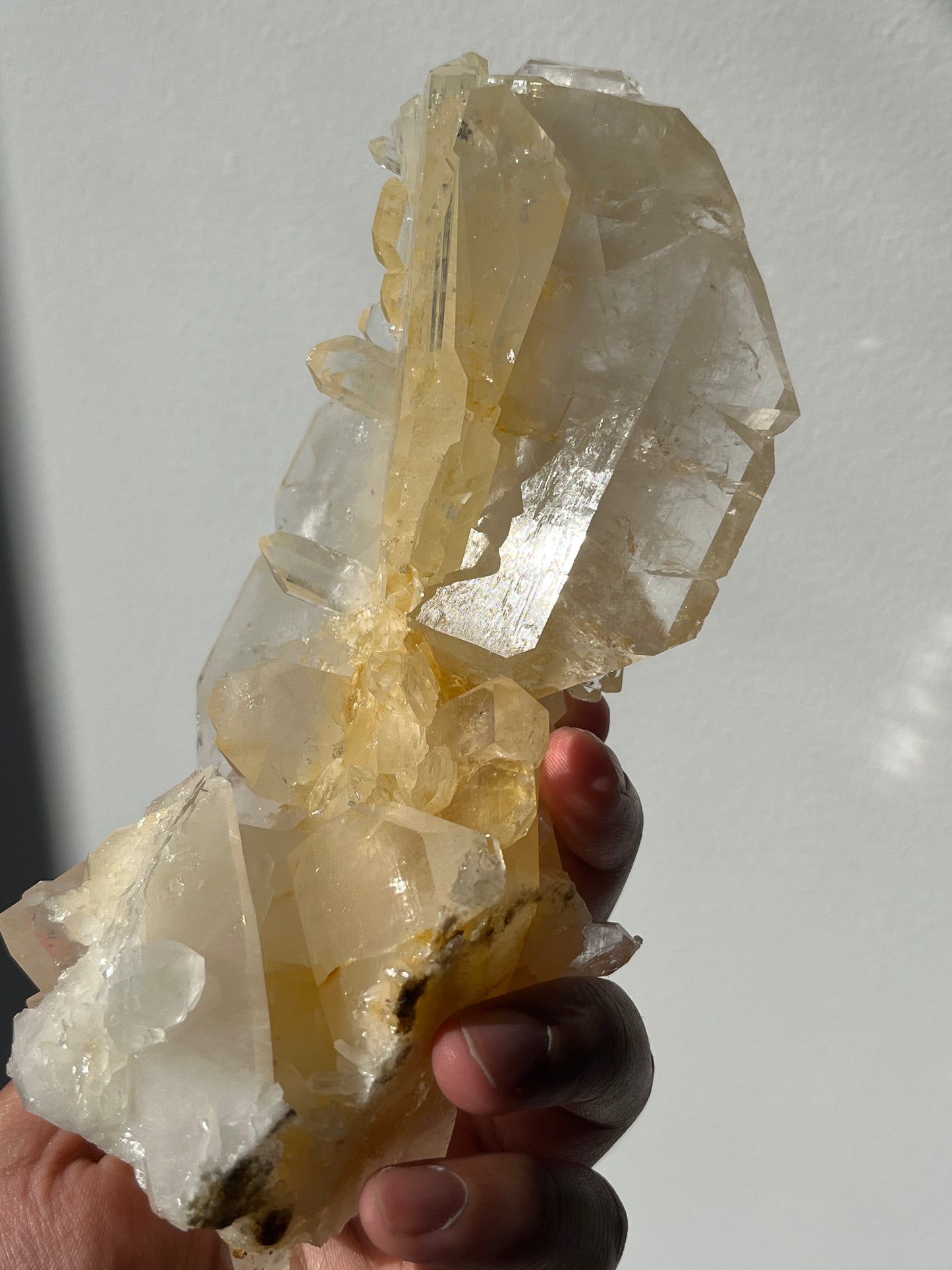 “The Luminous Axis” Golden Healer Faden Quartz Specimen A