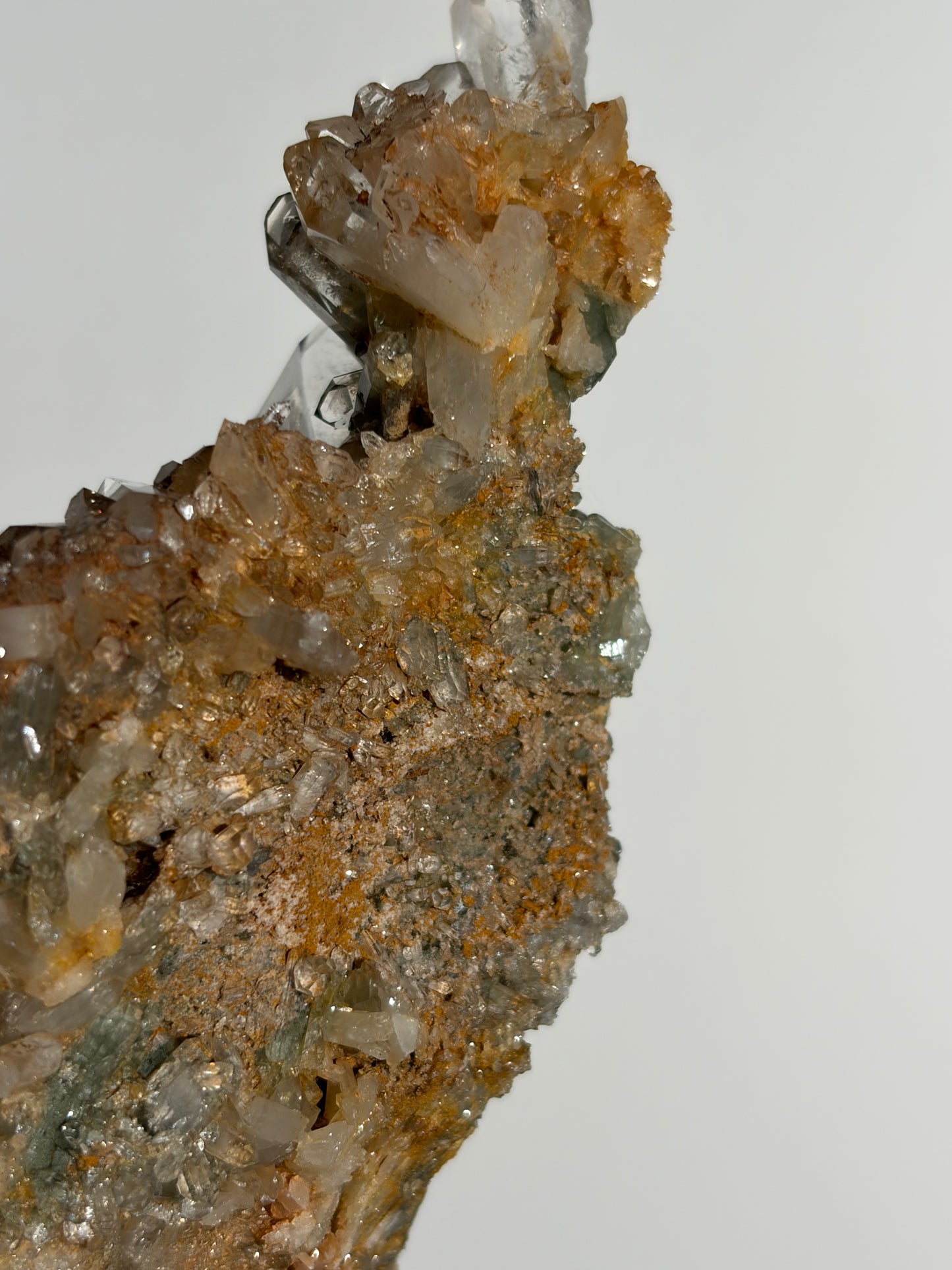 Water Clear Golden Healer Chlorite Included Quartz Specimen E