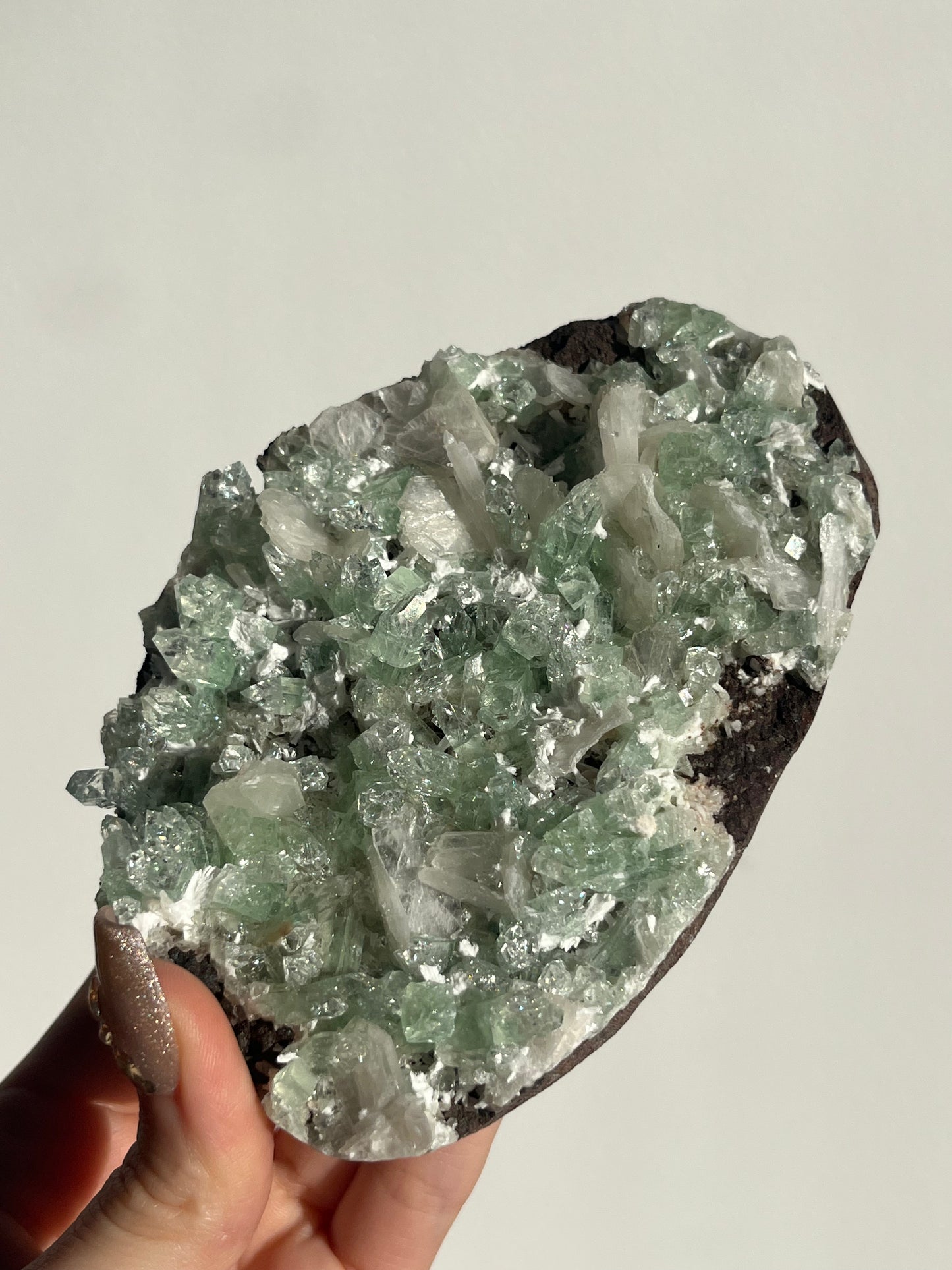 Pointed Green Apophyllite Specimen D