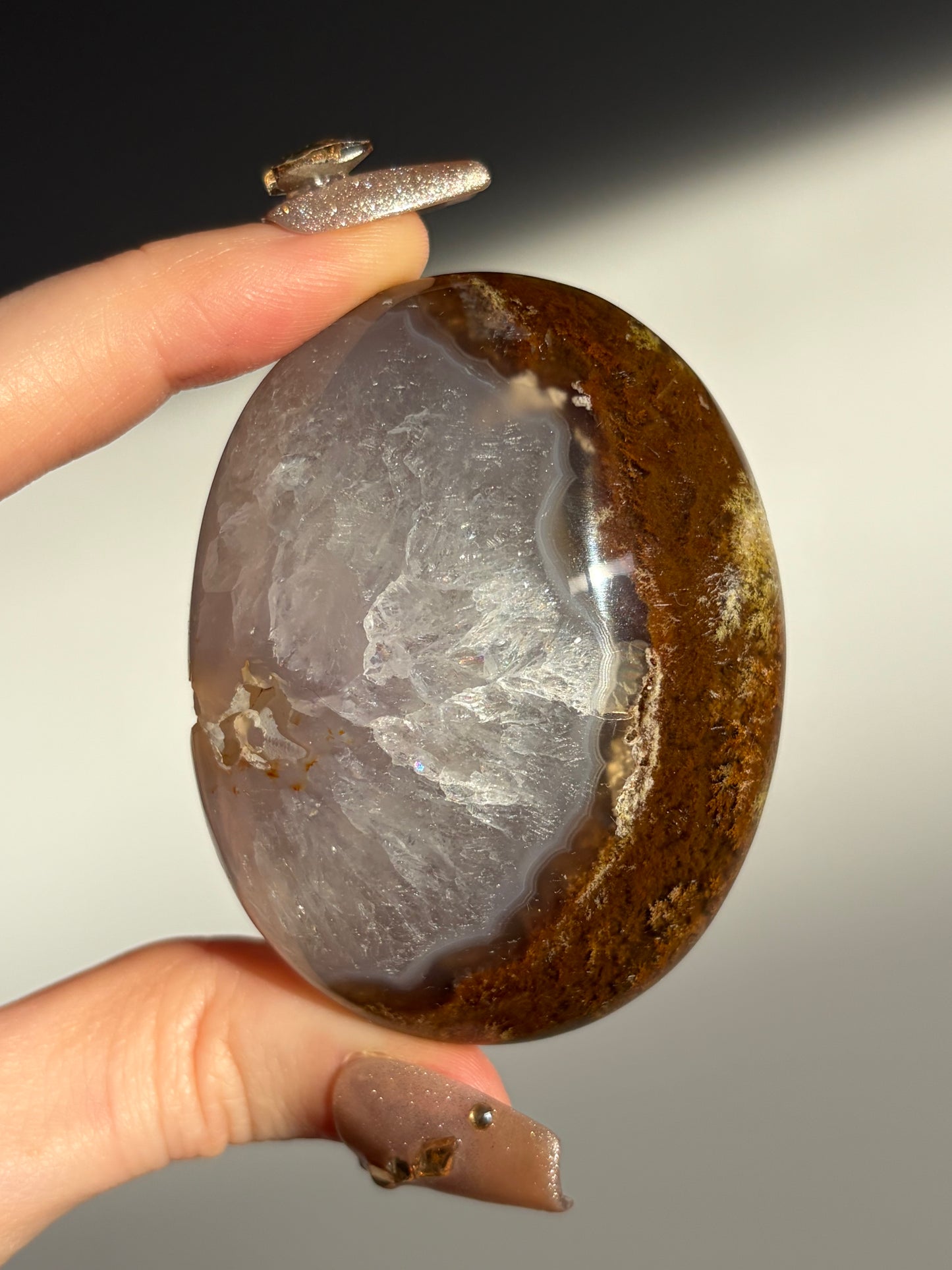 Nebula Agate Palmstone F