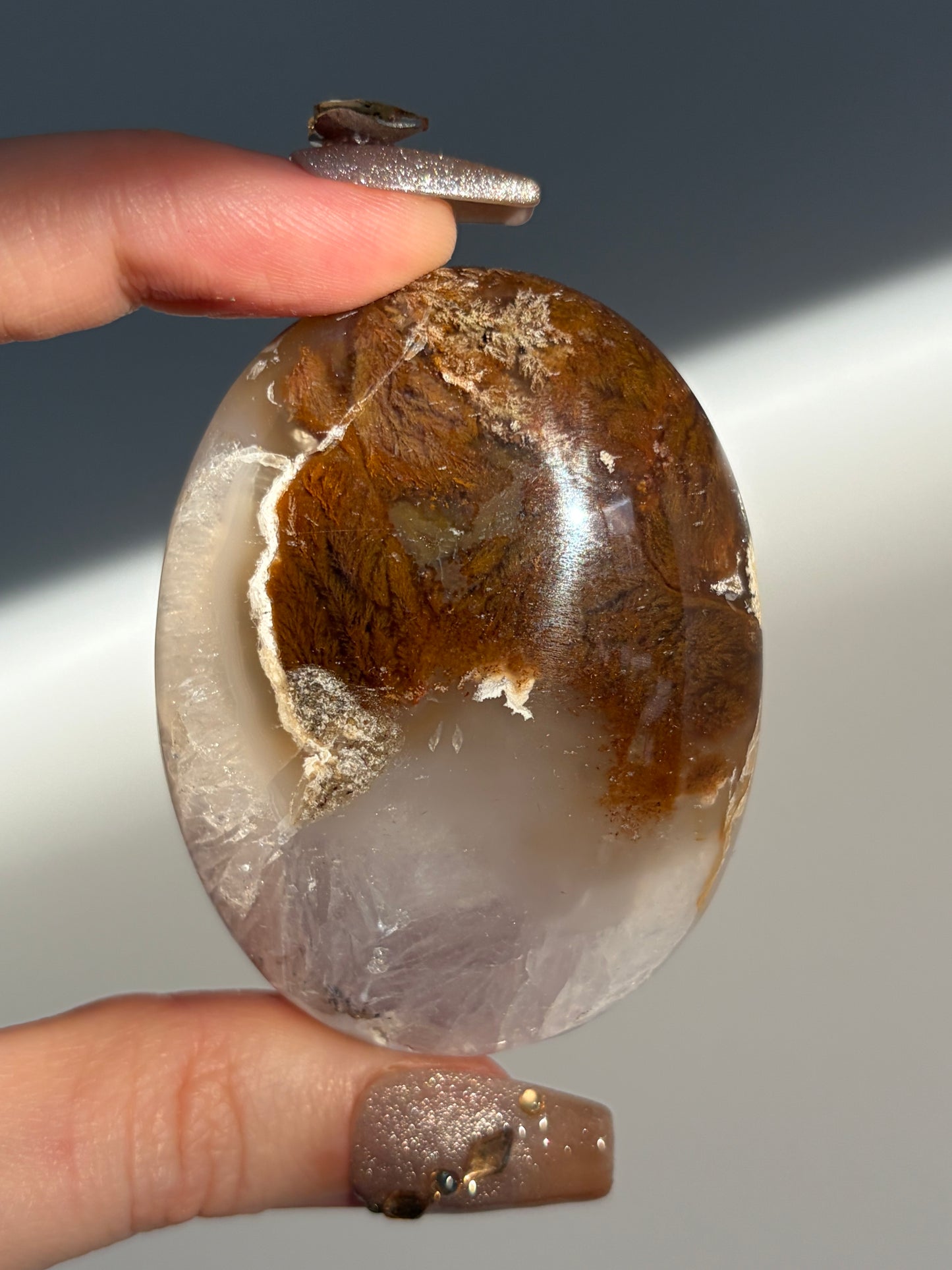 Nebula Agate Palmstone O