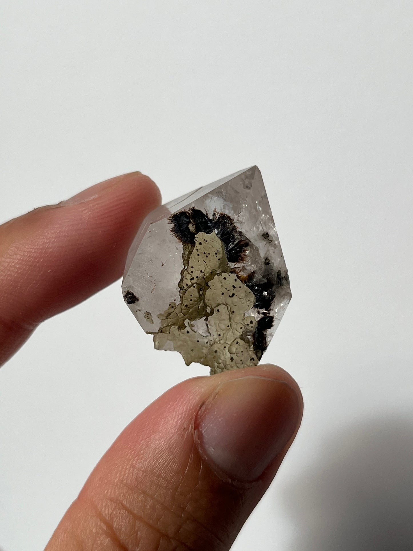 Old Stock Anhui Garden Hematite Included Quartz Specimen P