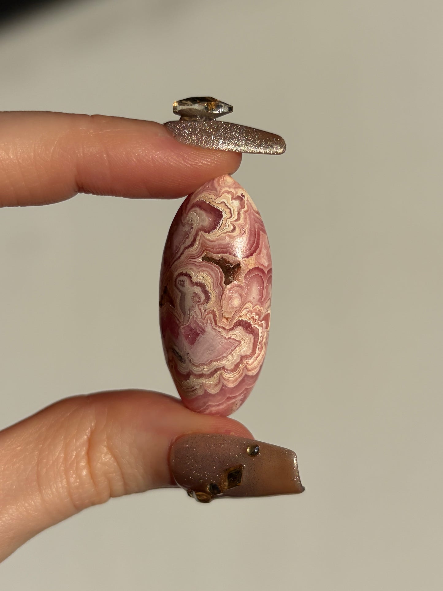Floral Banded Rhodochrosite Shiva E