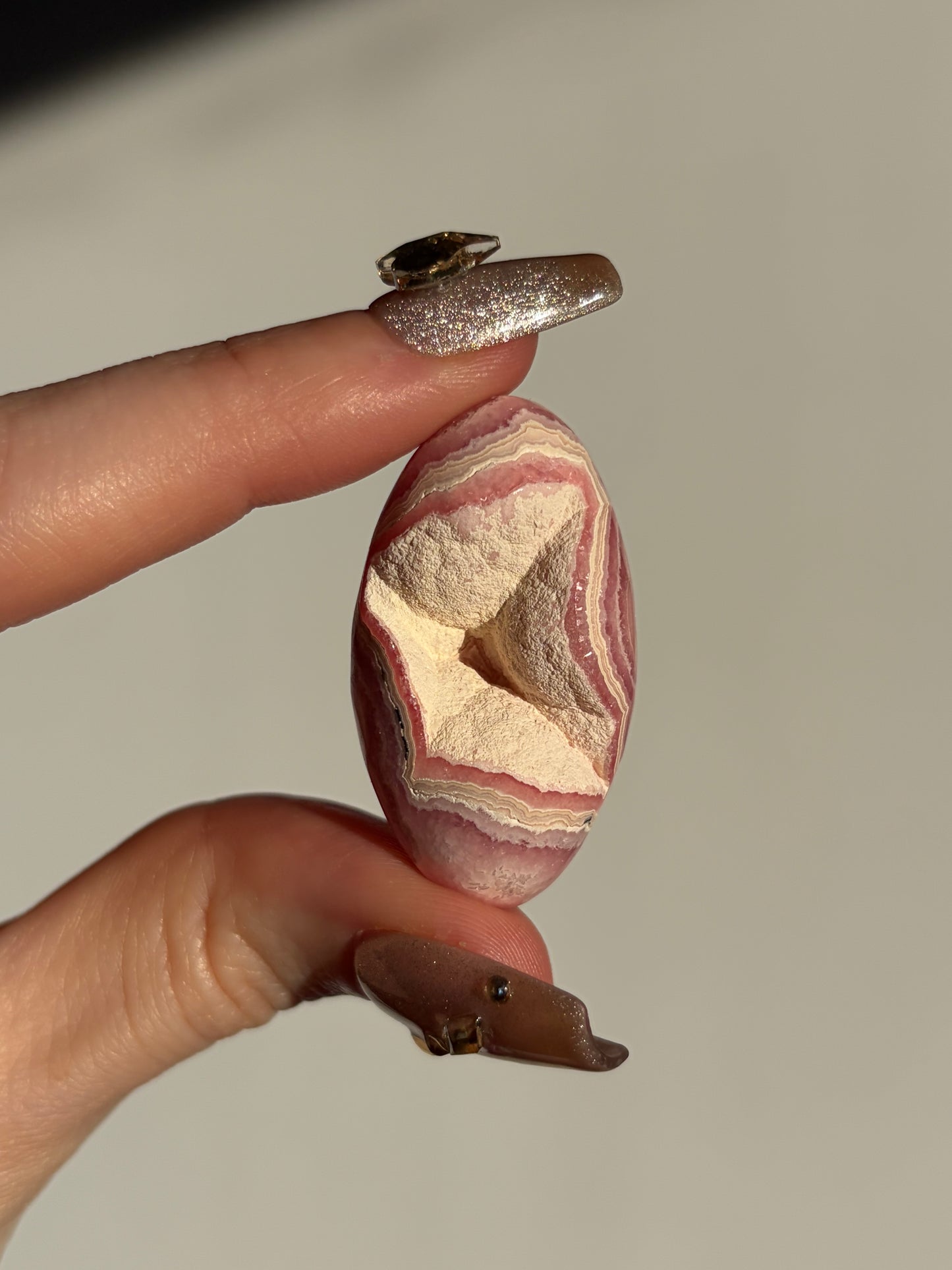 Floral Banded Rhodochrosite Shiva F