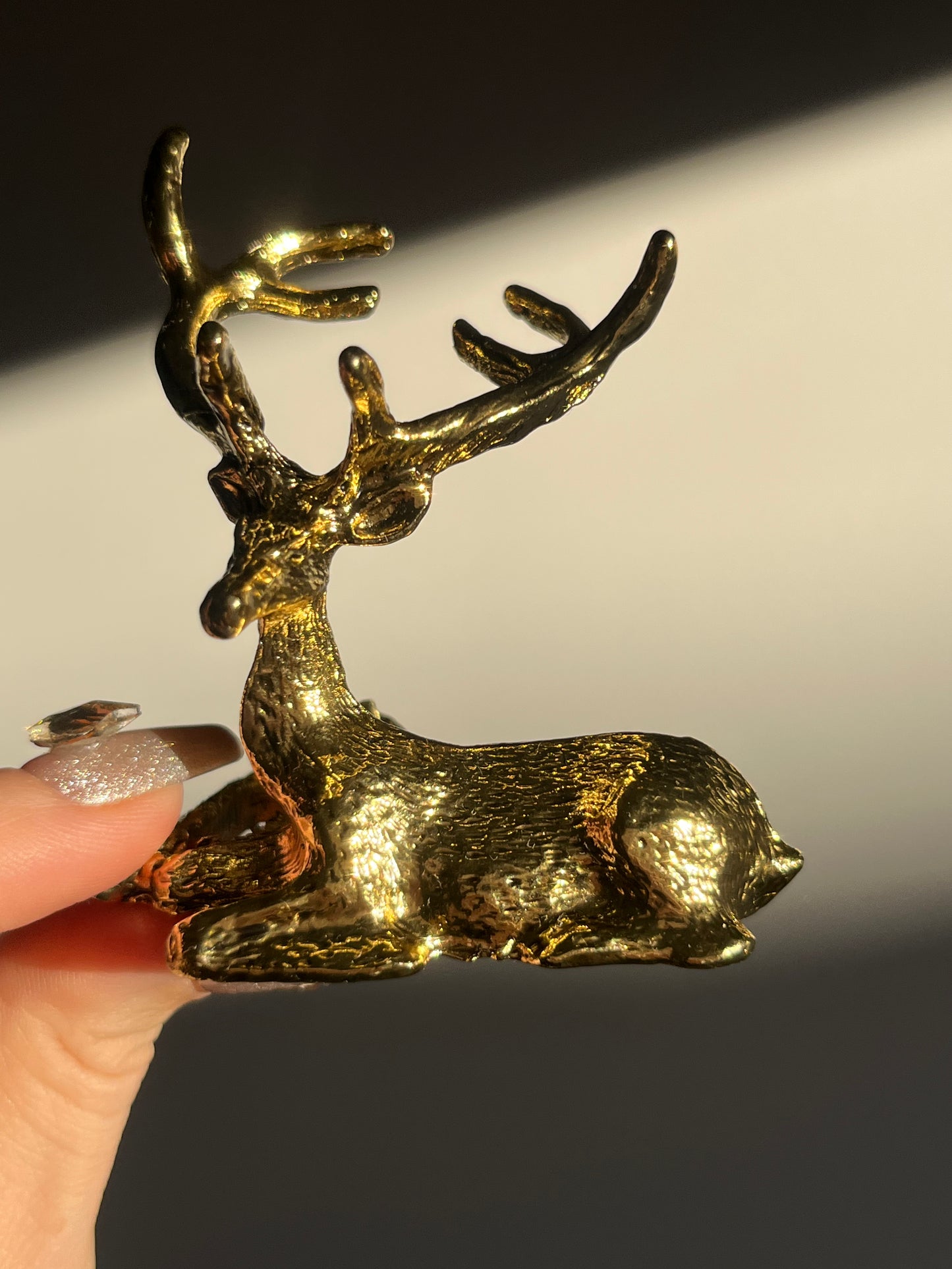 "Rudolph" Gold Display Stand