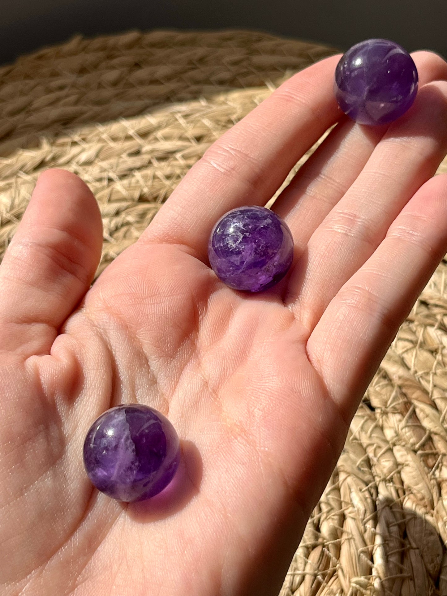 Bright Purple Amethyst Mini Sphere