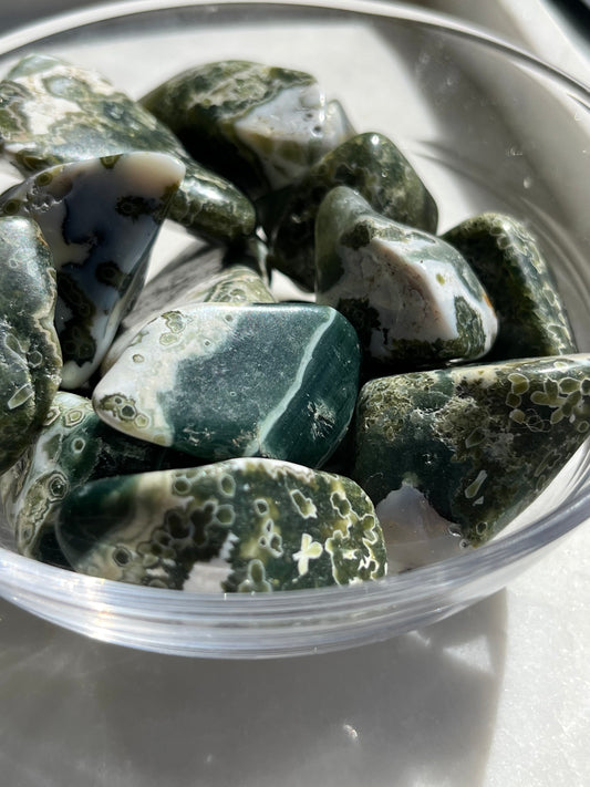 7th Vein Ocean Jasper Tumbled Stone