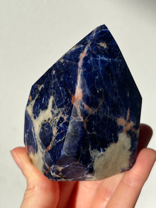 High Grade Sodalite Faceted Freeform #6