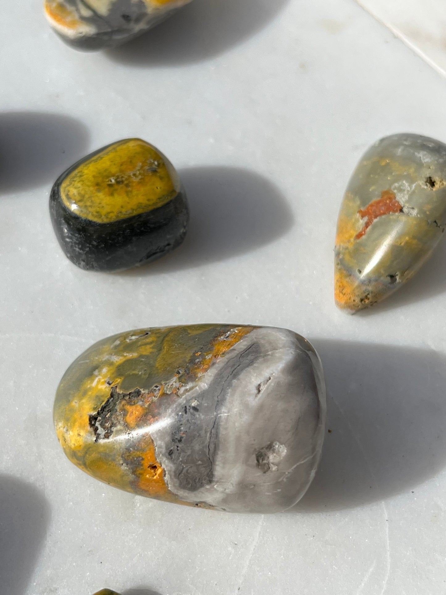 Bumblebee Jasper Tumbled Stone