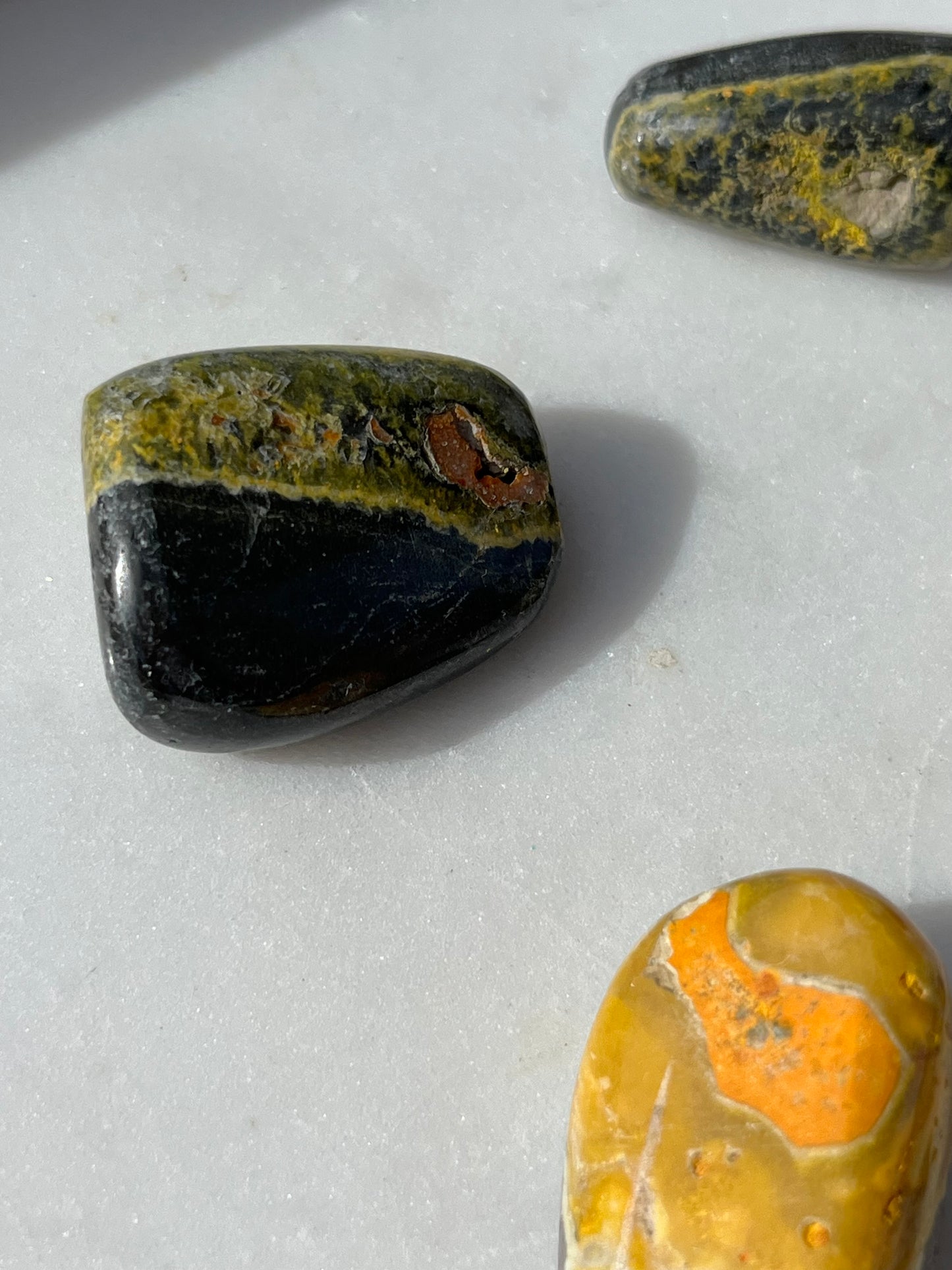 Bumblebee Jasper Tumbled Stone