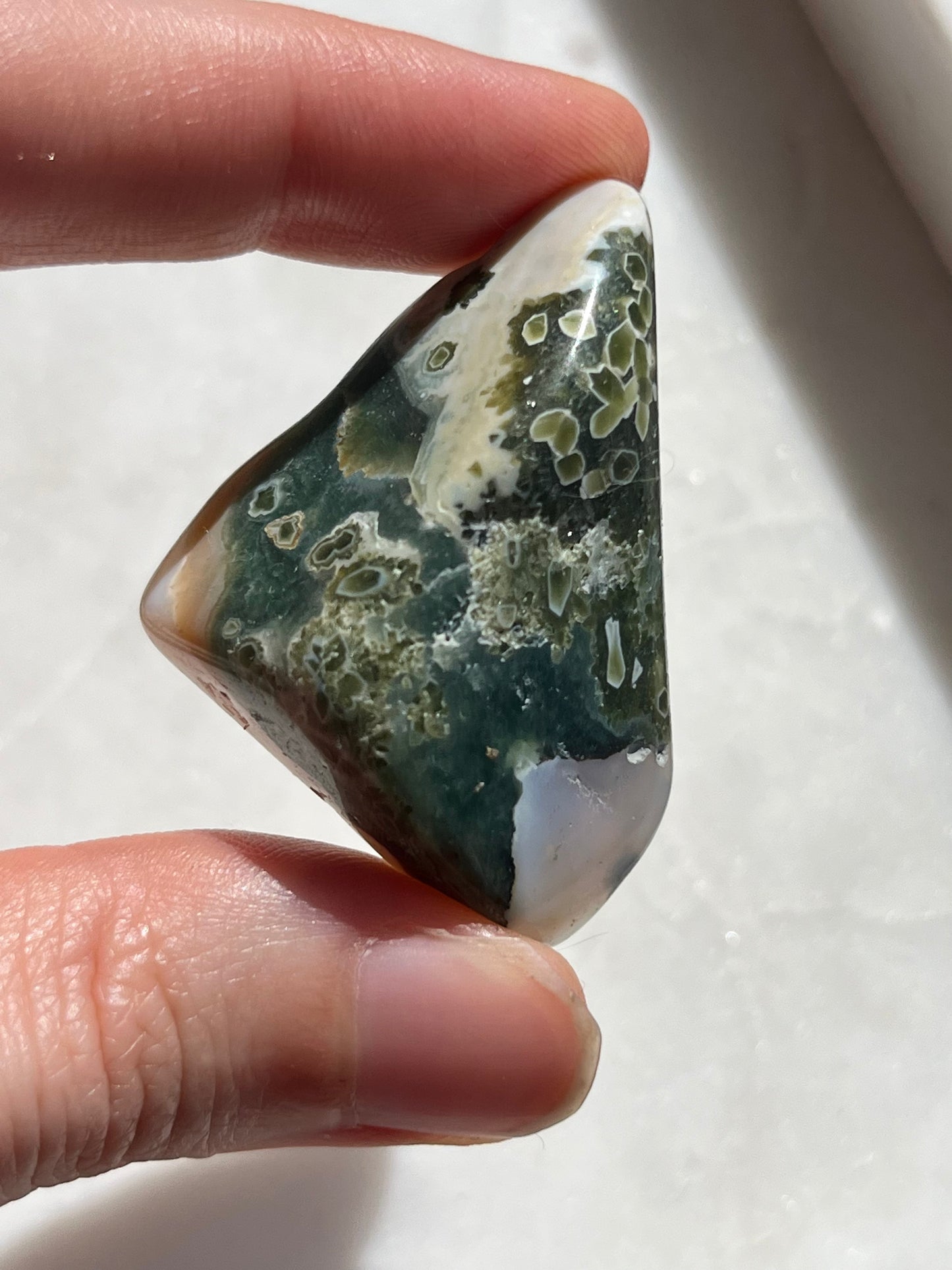 7th Vein Ocean Jasper Tumbled Stone