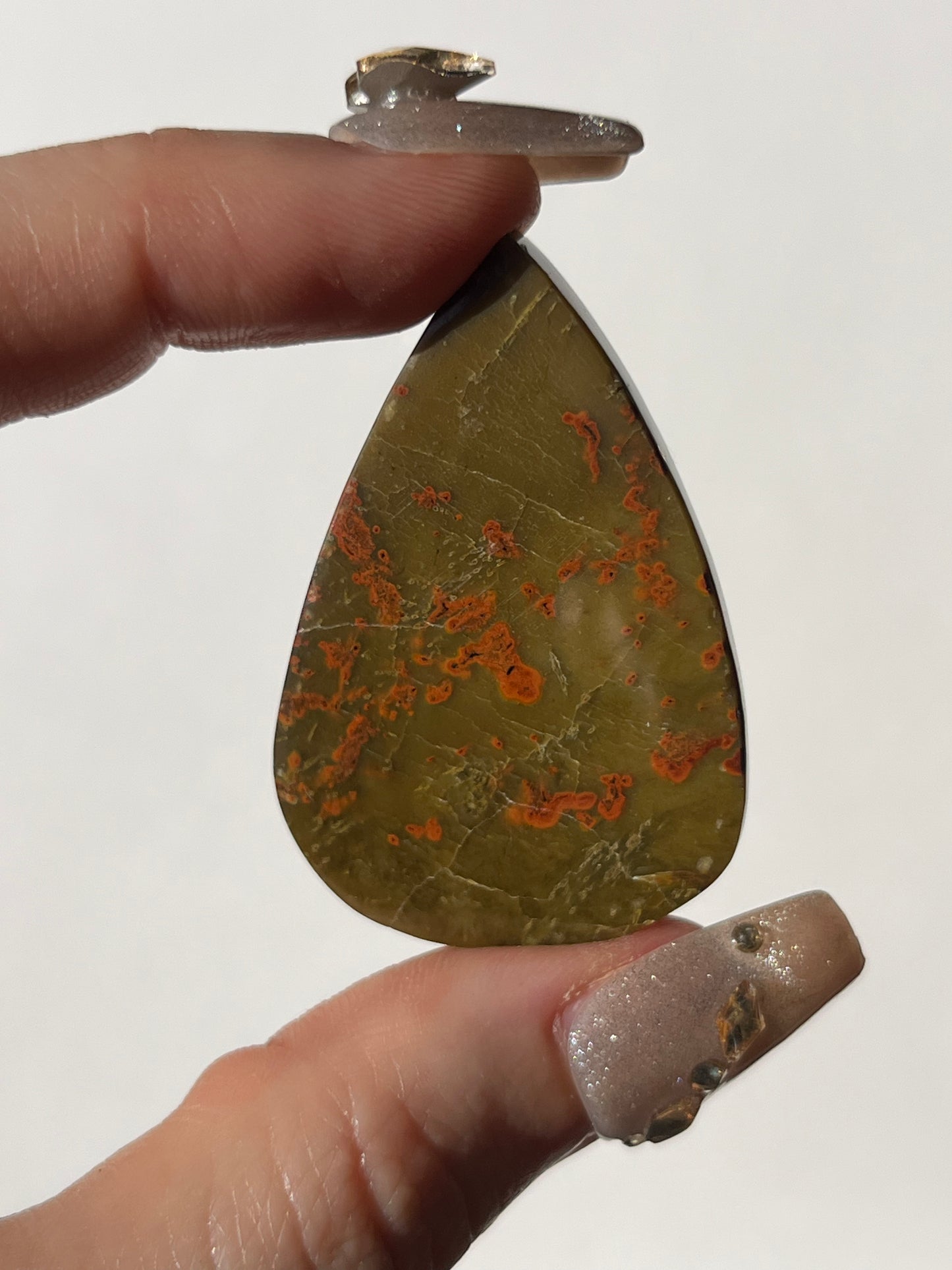 Batu Seniman Picture Jasper with Dendritic Inclusions Cabochon (You Choose)