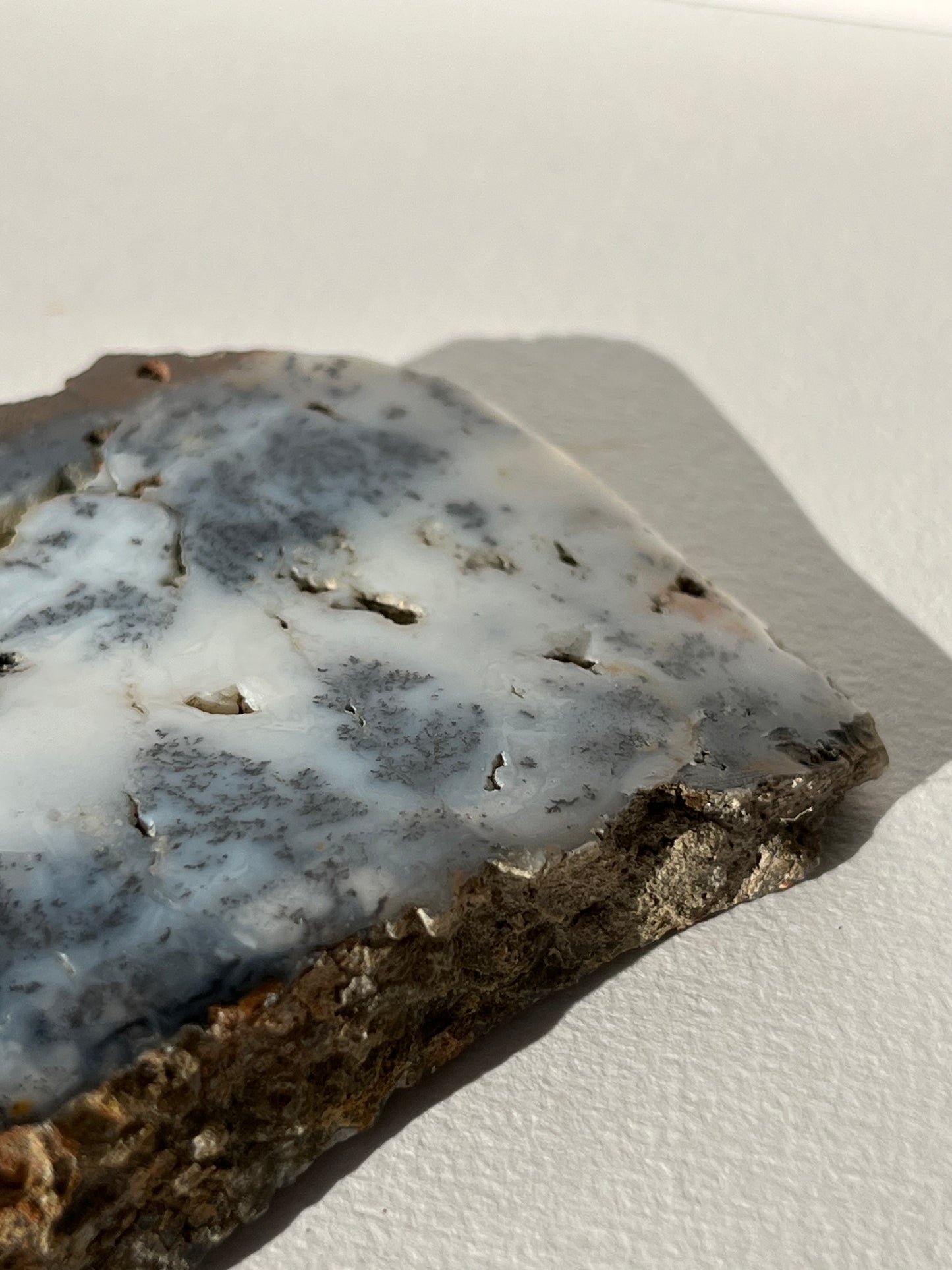 Blue Dendritic Opal Slab A