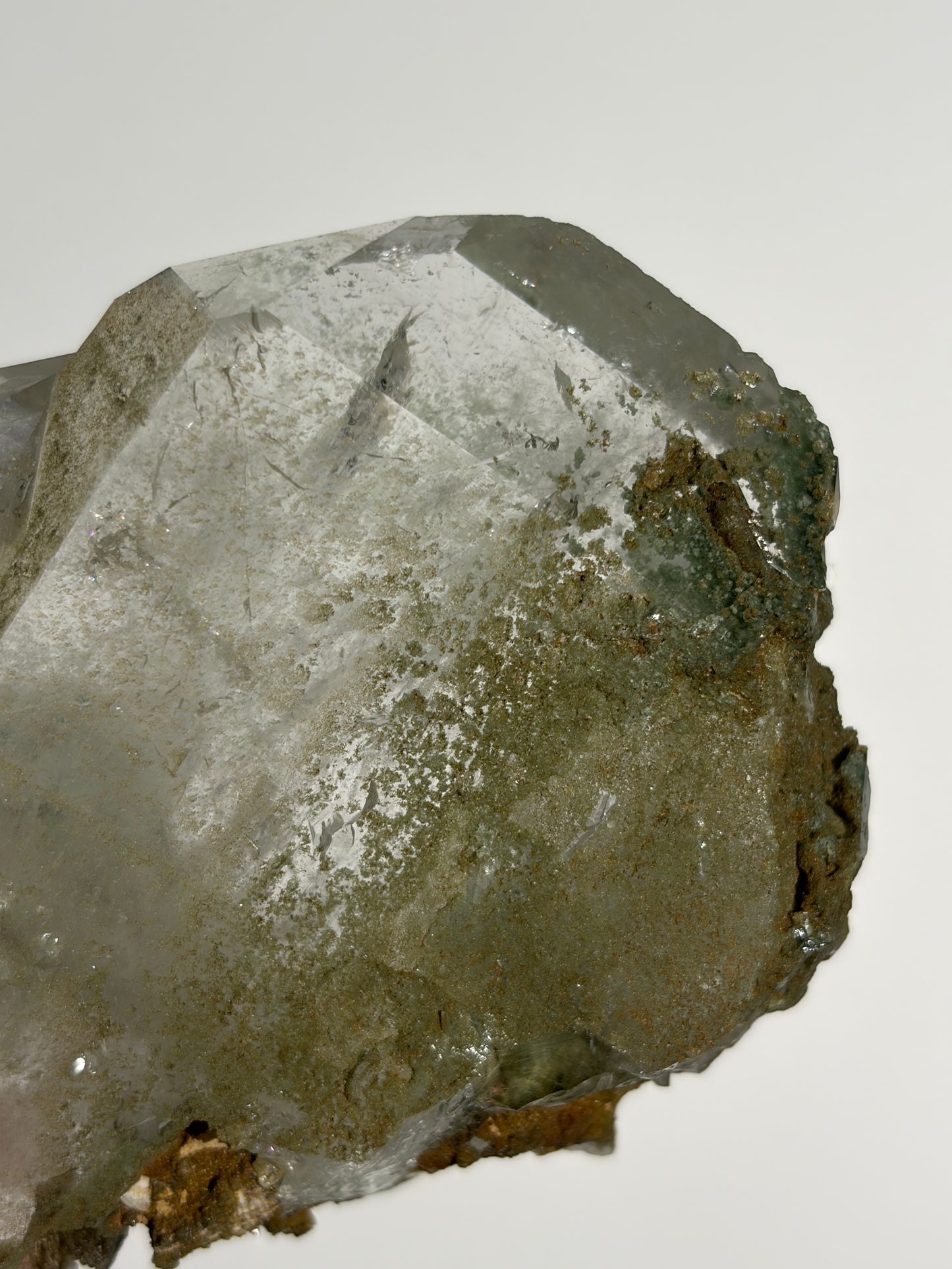 Chlorite Included Faden Quartz Specimen B