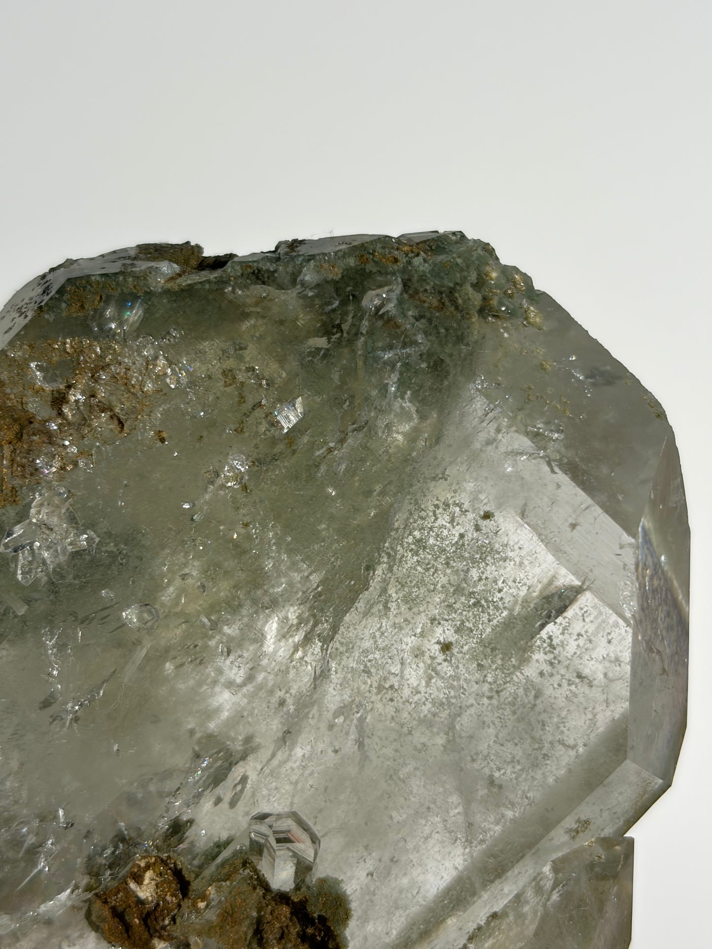 Chlorite Included Faden Quartz Specimen B