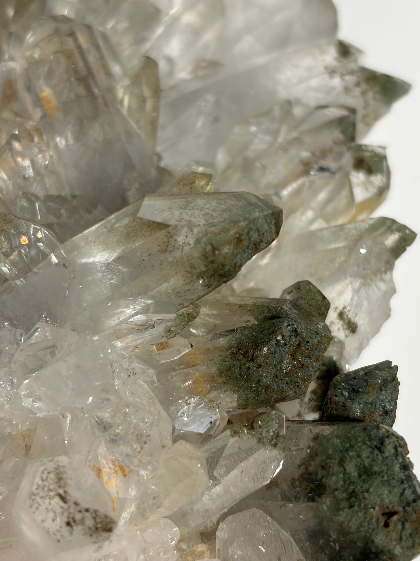 Chlorite Included Quartz Specimen A