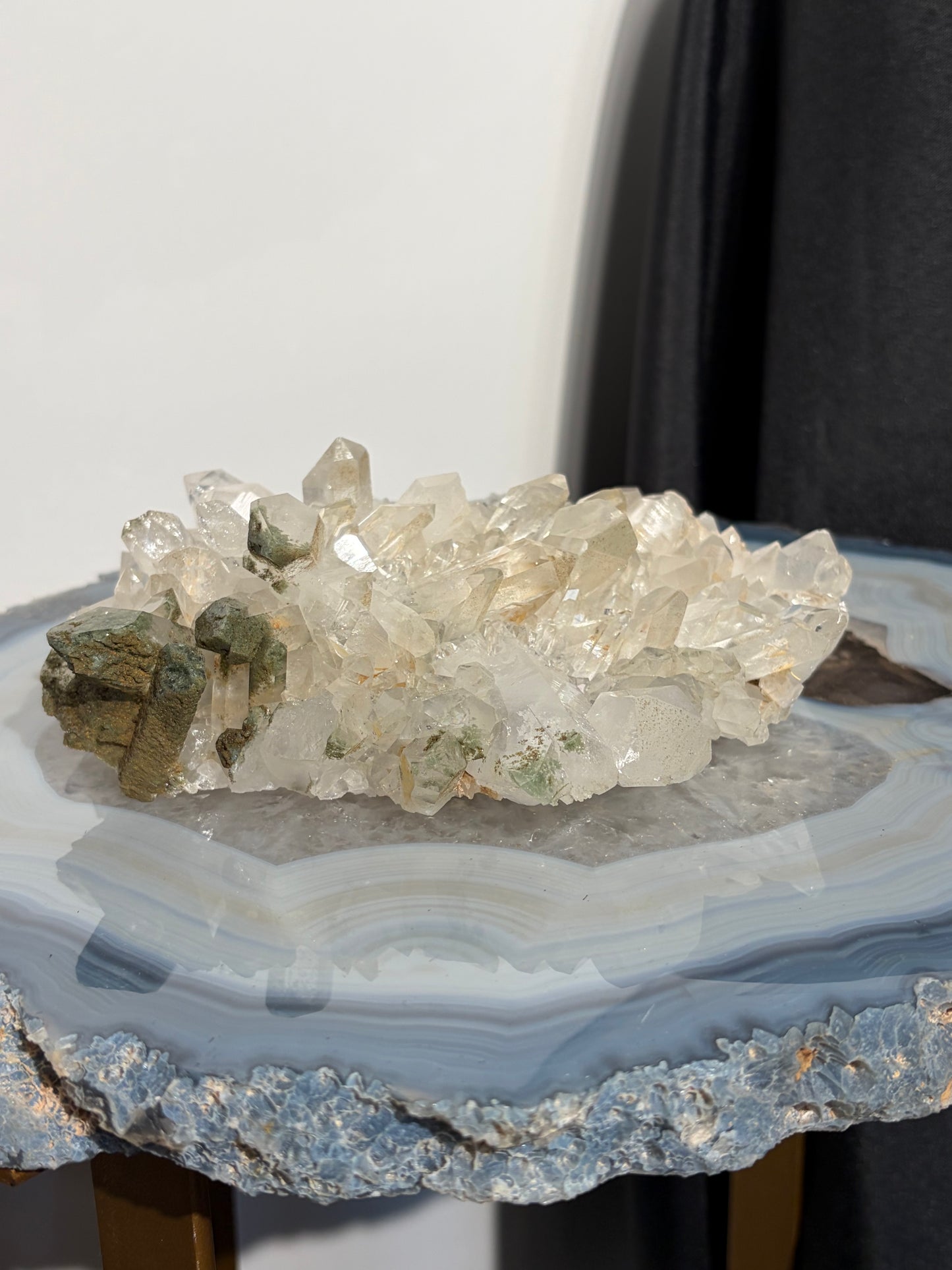 Chlorite Included Quartz Specimen A