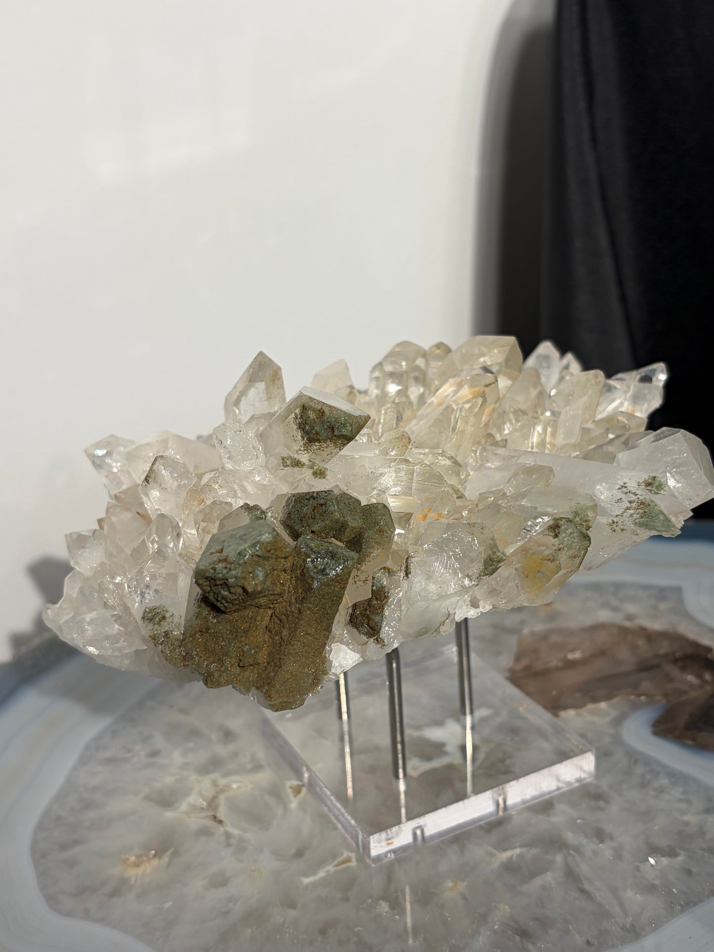 Chlorite Included Quartz Specimen A