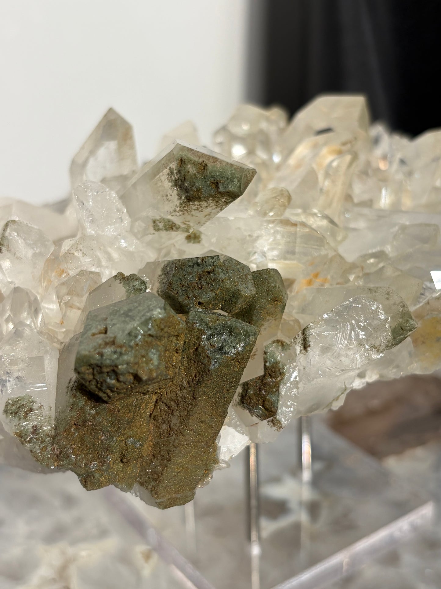 Chlorite Included Quartz Specimen A
