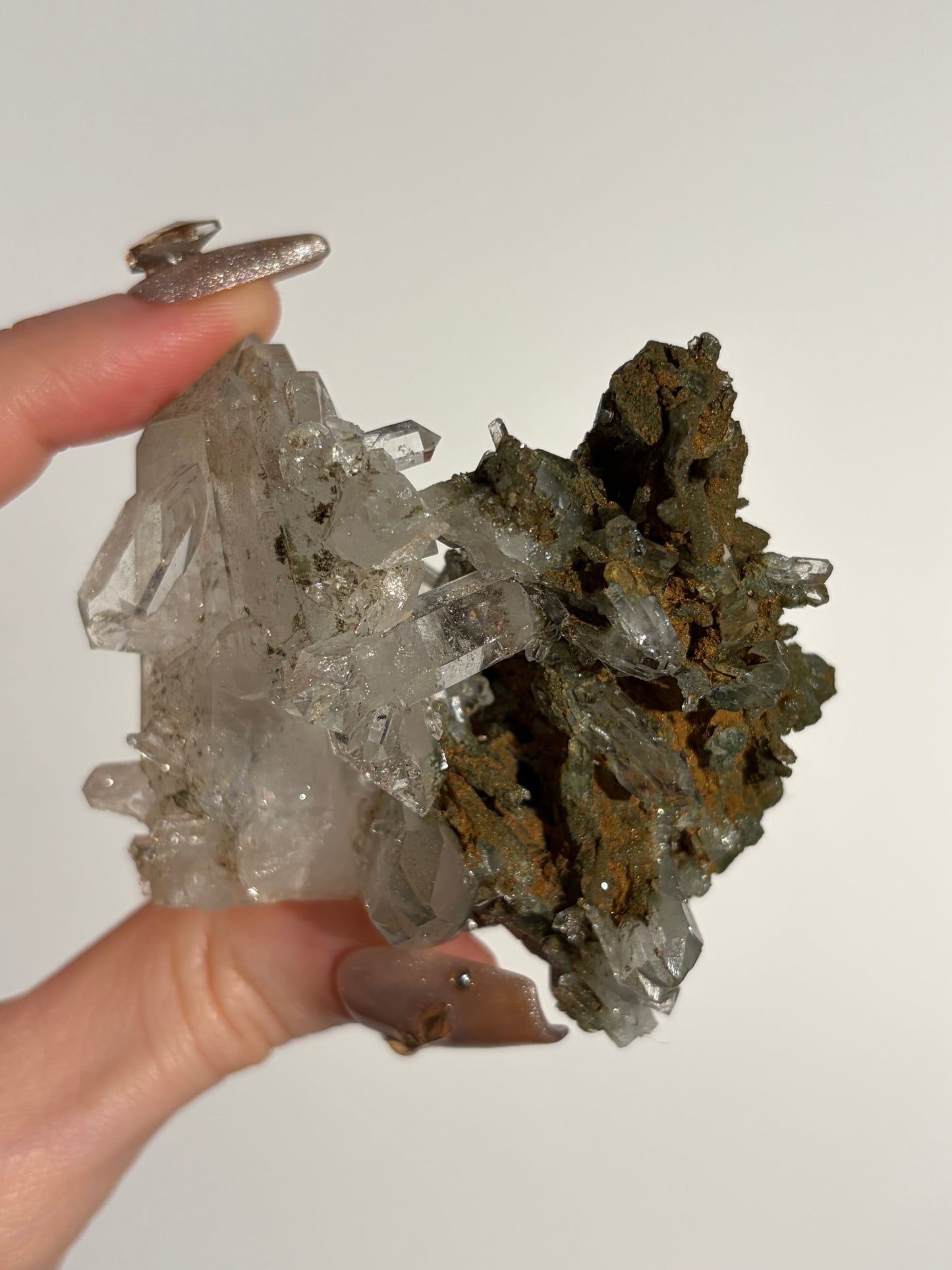 Chlorite Included Quartz Specimen E