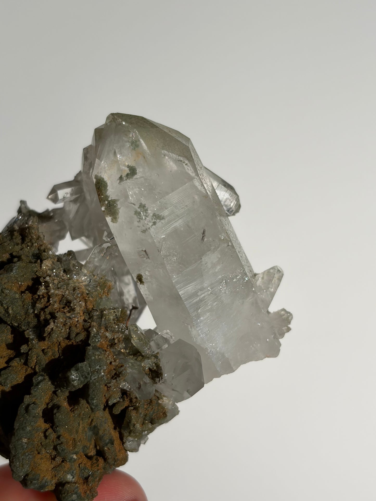 Chlorite Included Quartz Specimen E