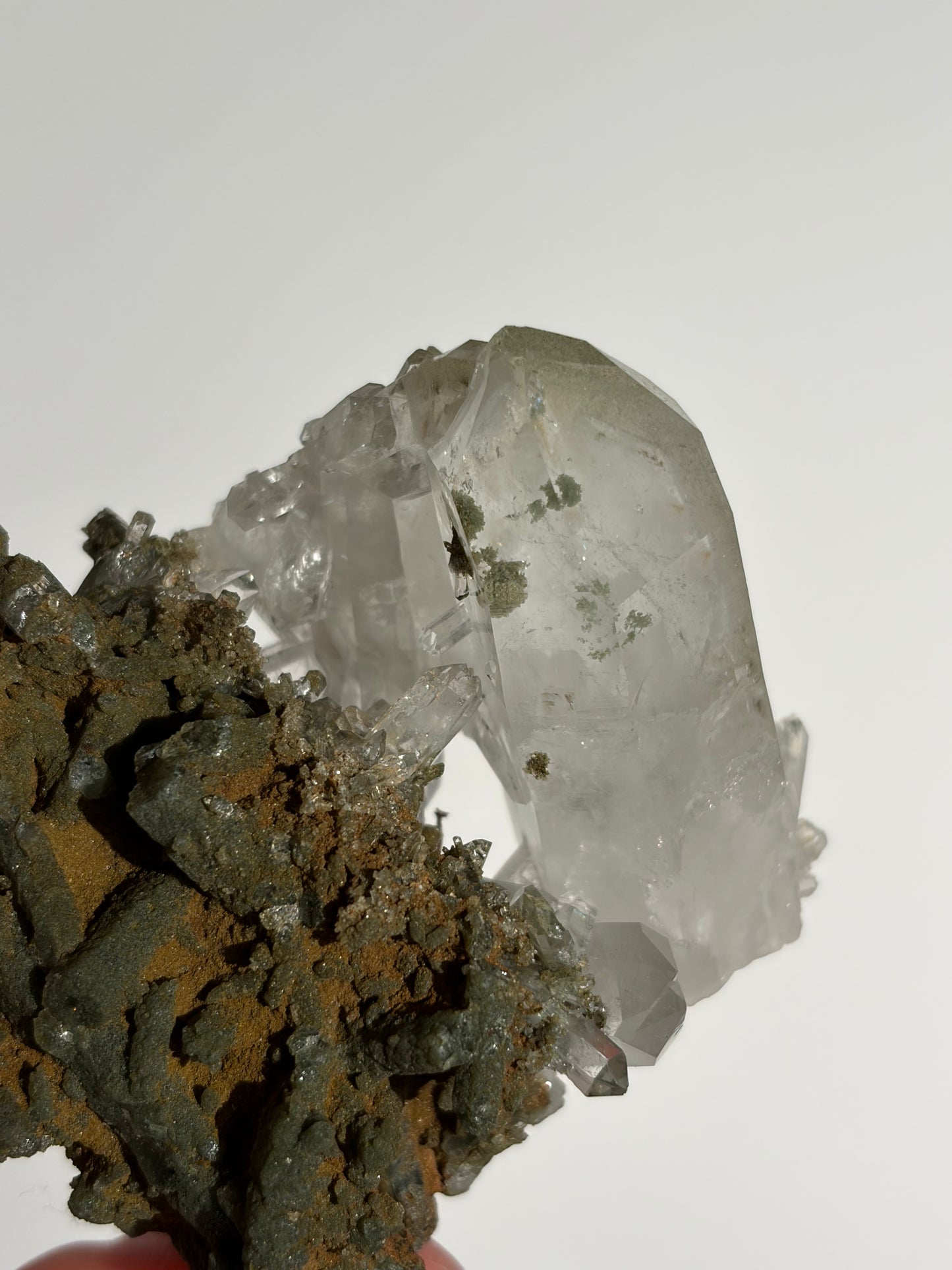 Chlorite Included Quartz Specimen E