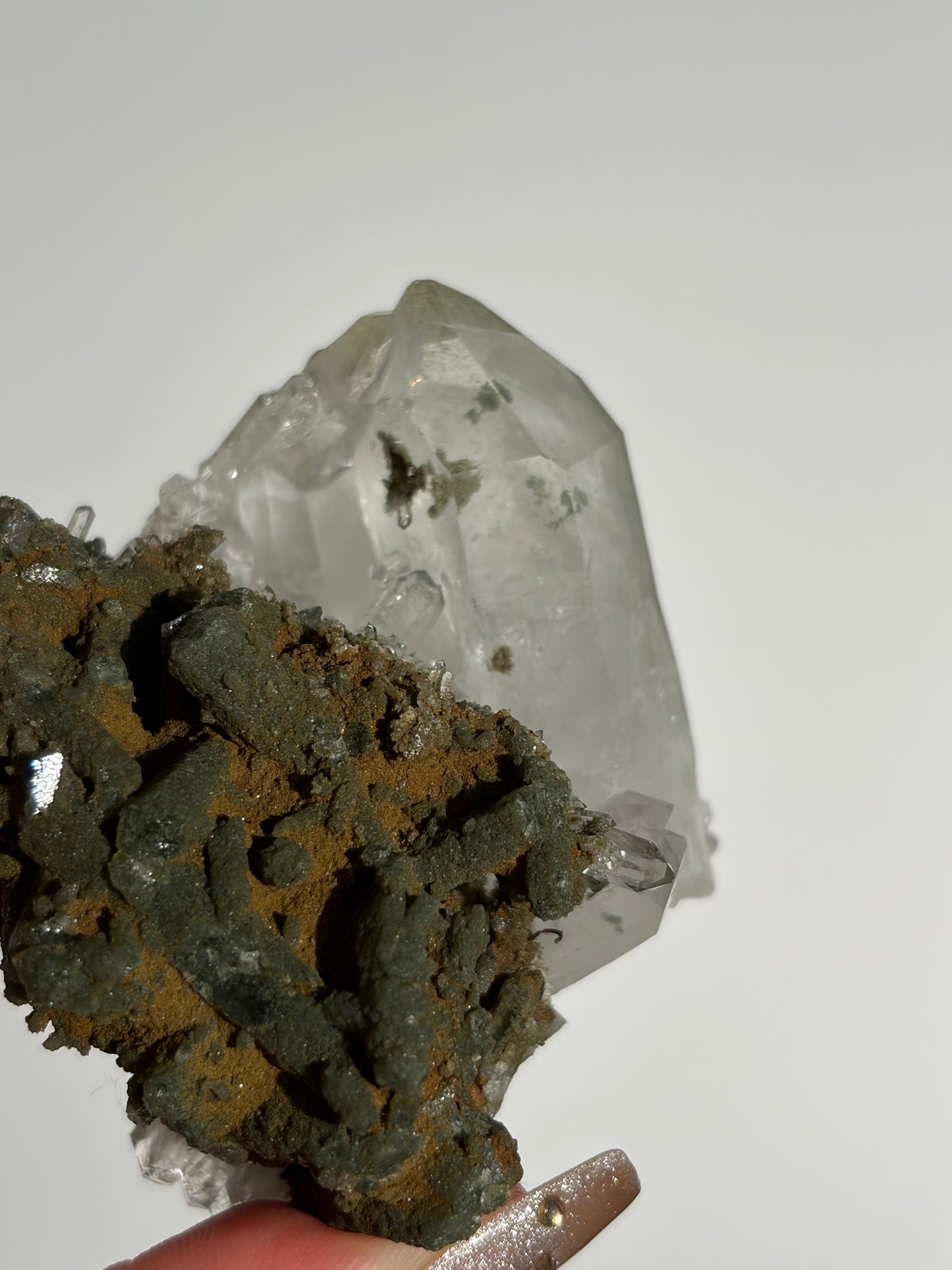 Chlorite Included Quartz Specimen E