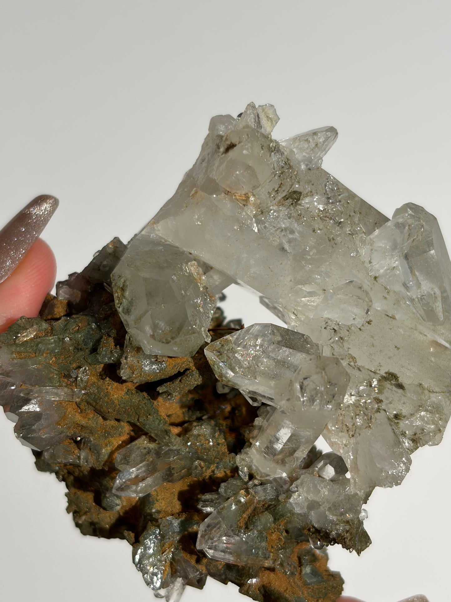 Chlorite Included Quartz Specimen E