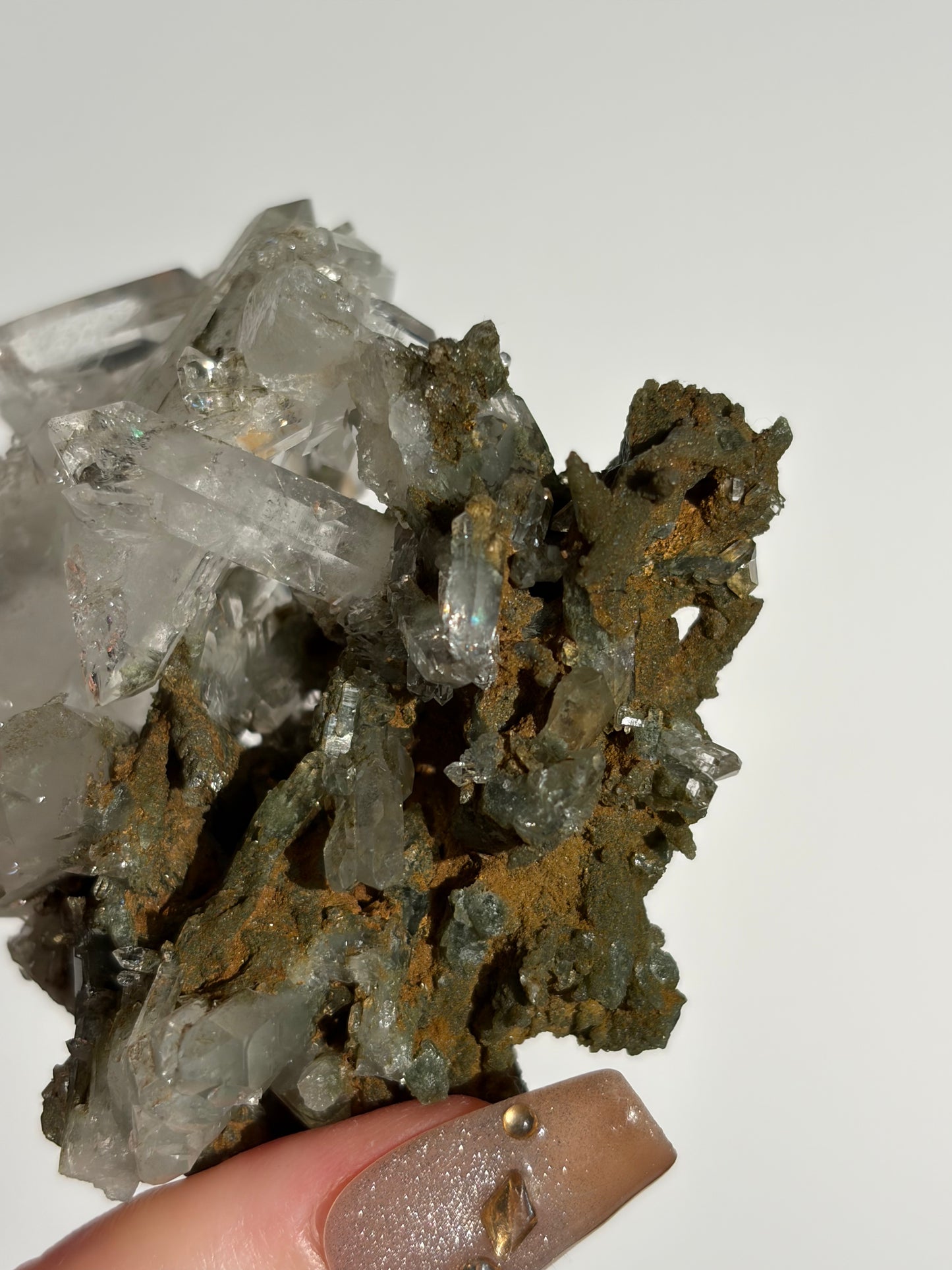 Chlorite Included Quartz Specimen E