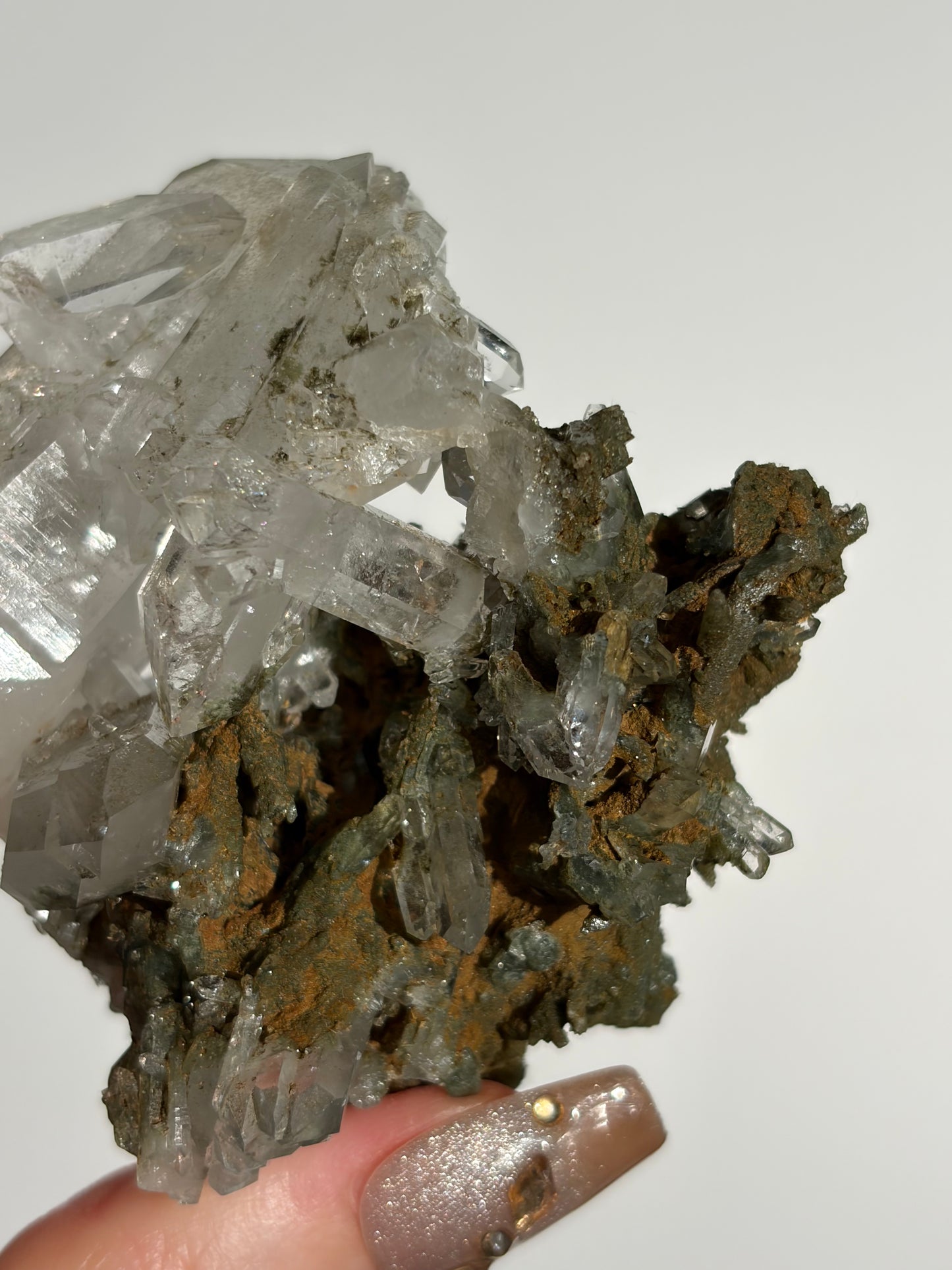 Chlorite Included Quartz Specimen E