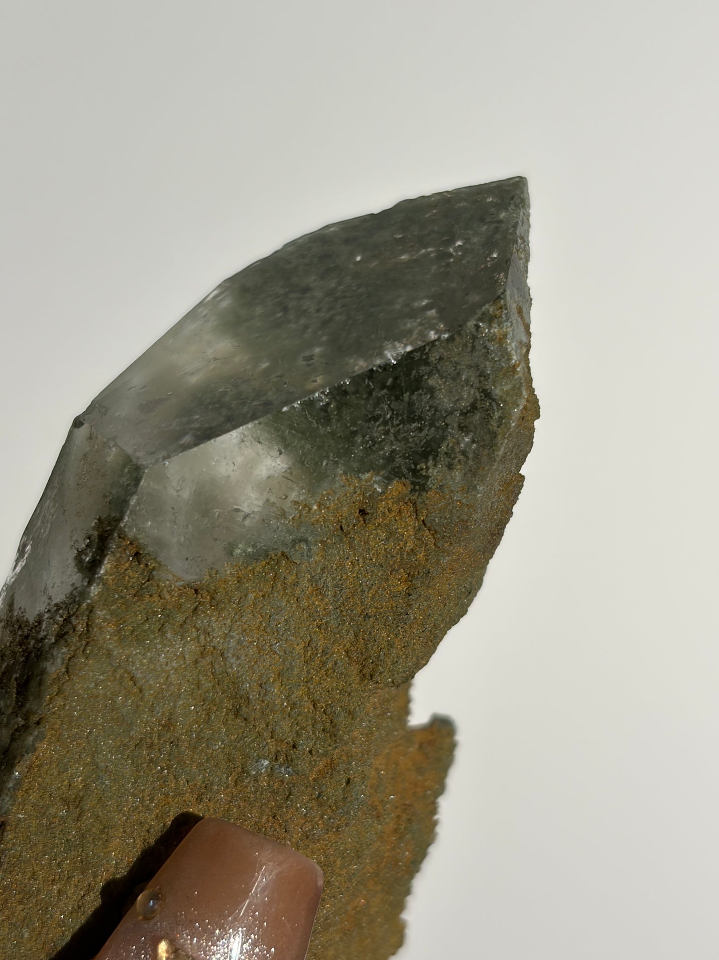 Elestial Chlorite Included Quartz Specimen G