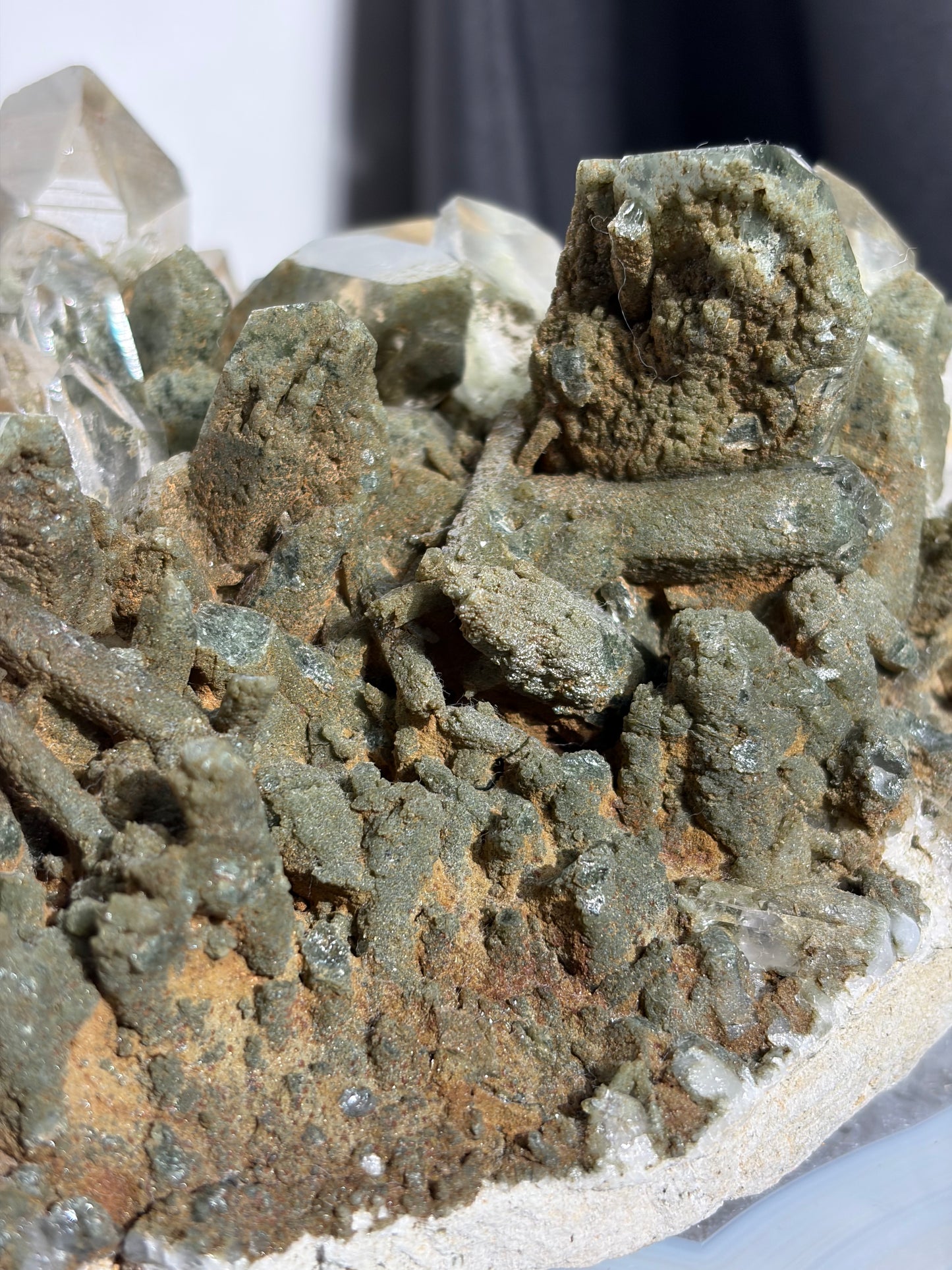 "La Reine" Chlorite Included Quartz Statement Specimen