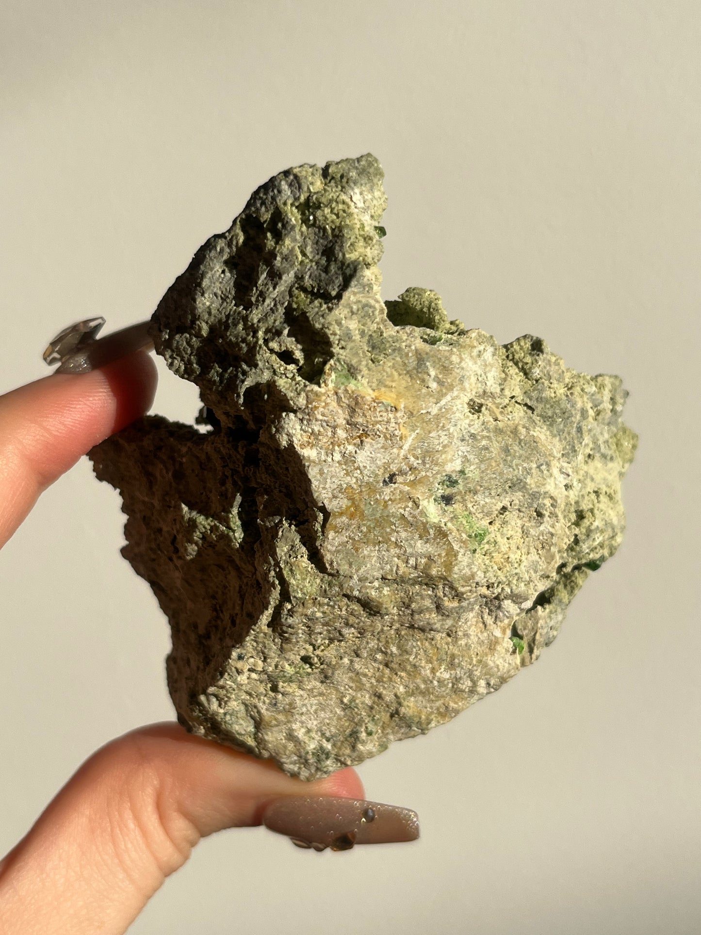 Demantoid Garnet on Matrix Specimen B