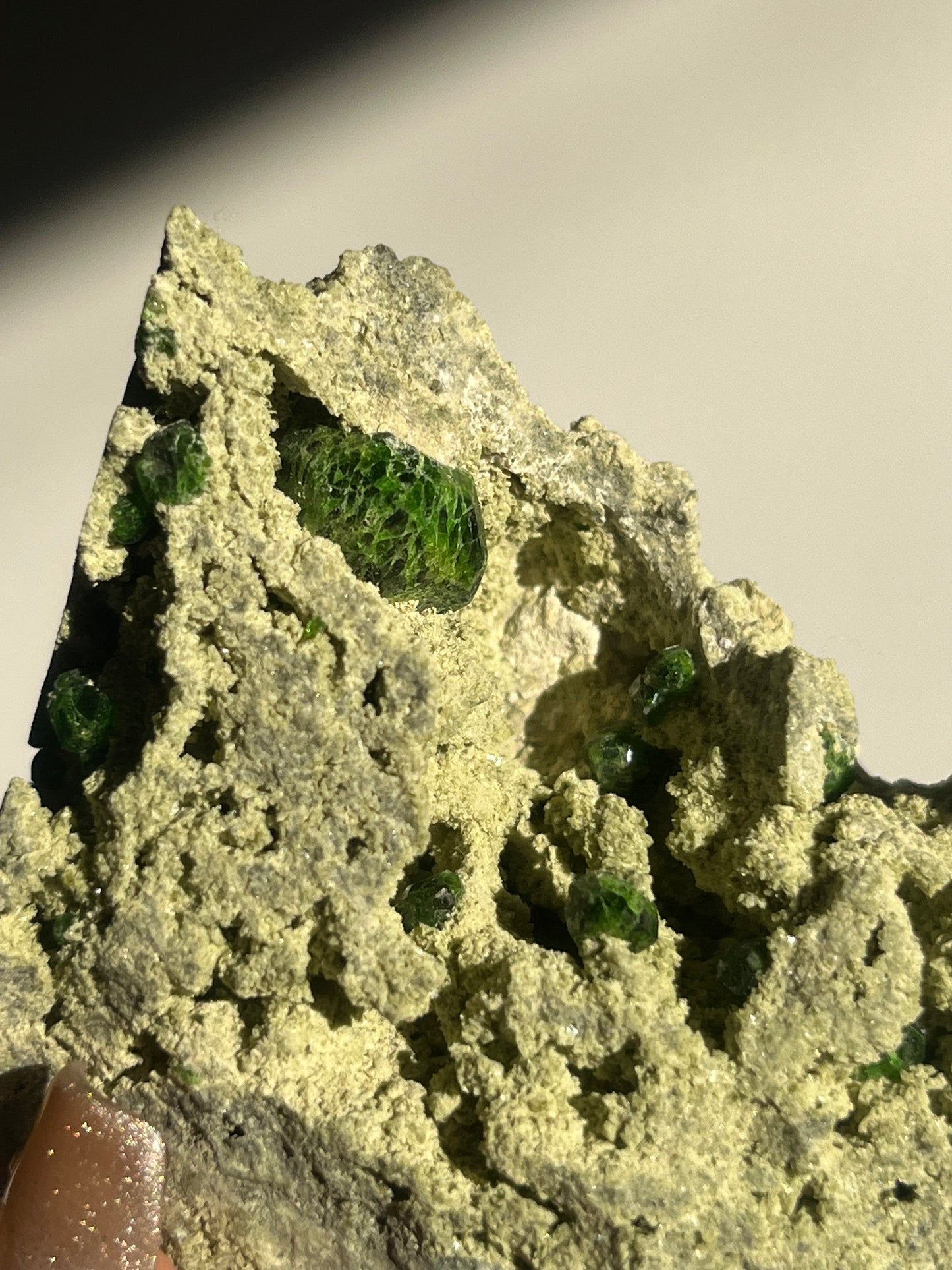 Demantoid Garnet on Matrix Specimen B