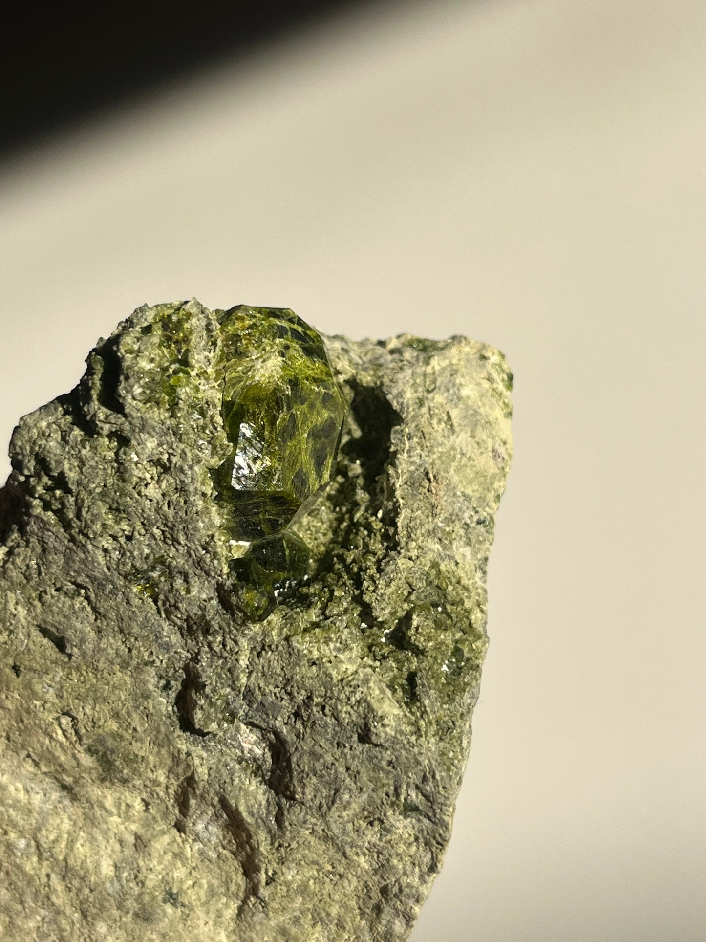 Demantoid Garnet on Matrix Specimen C