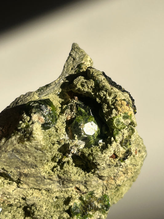 Demantoid Garnet on Matrix Specimen E