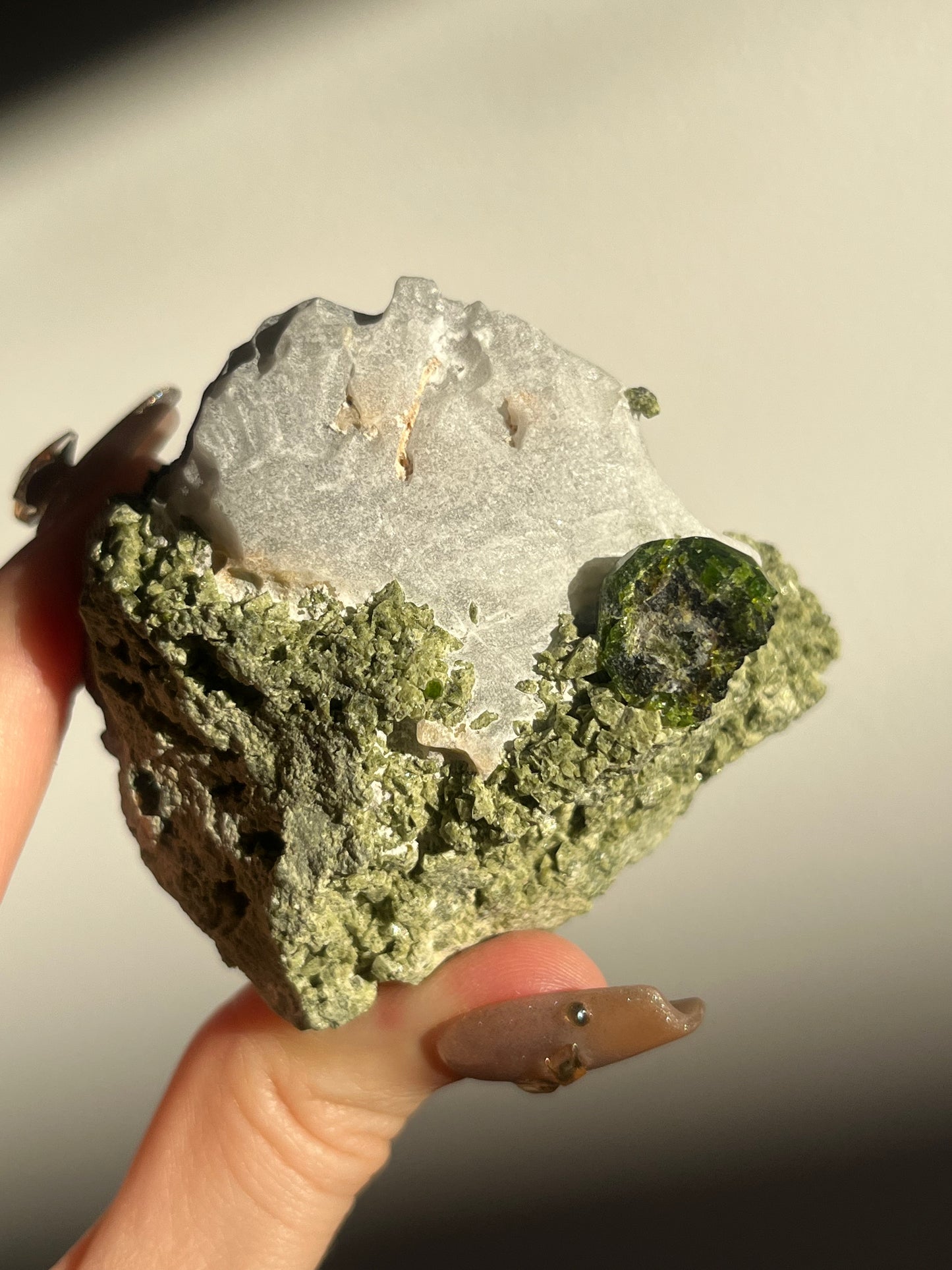 Demantoid Garnet on Matrix Specimen F