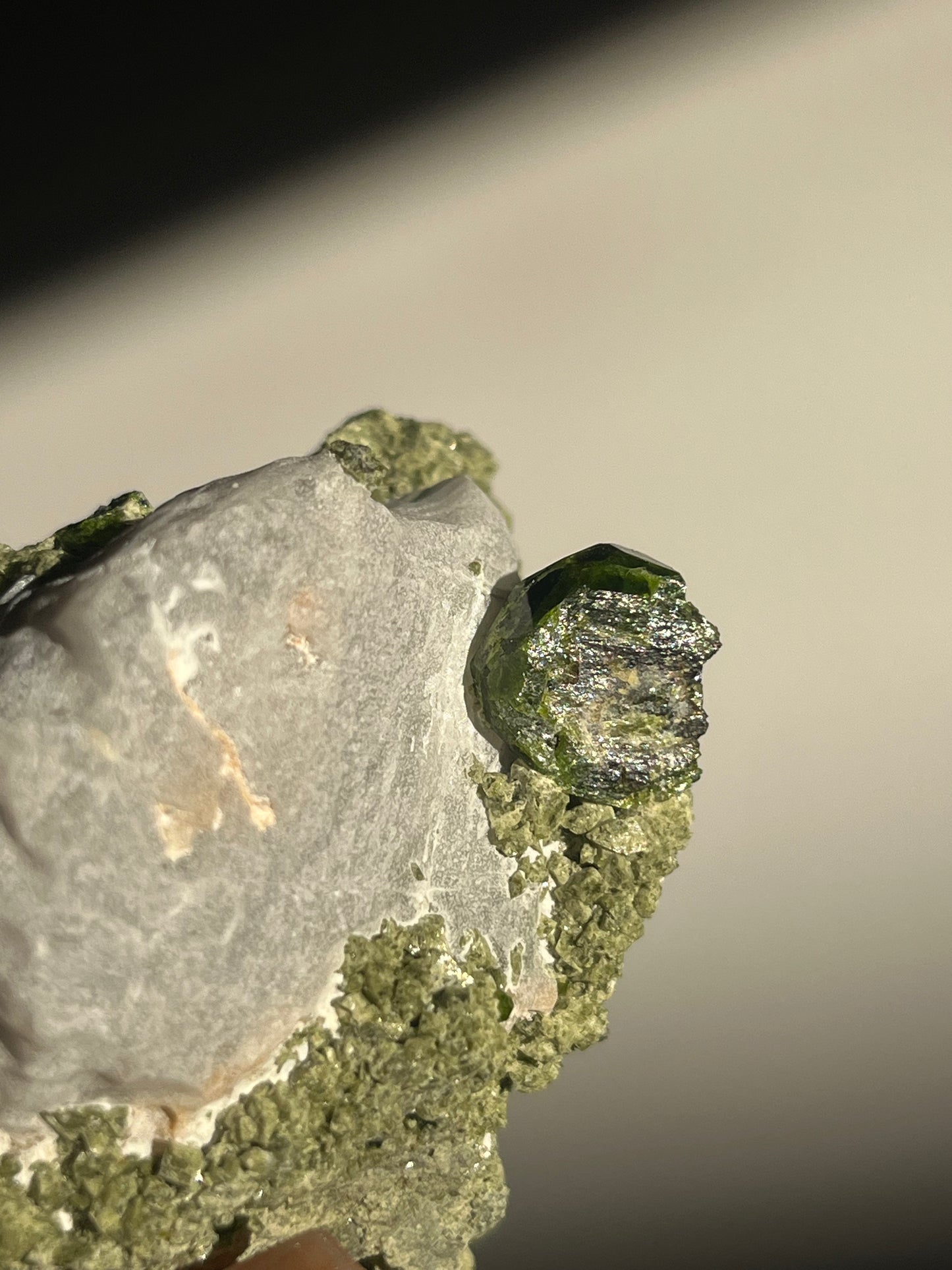 Demantoid Garnet on Matrix Specimen F
