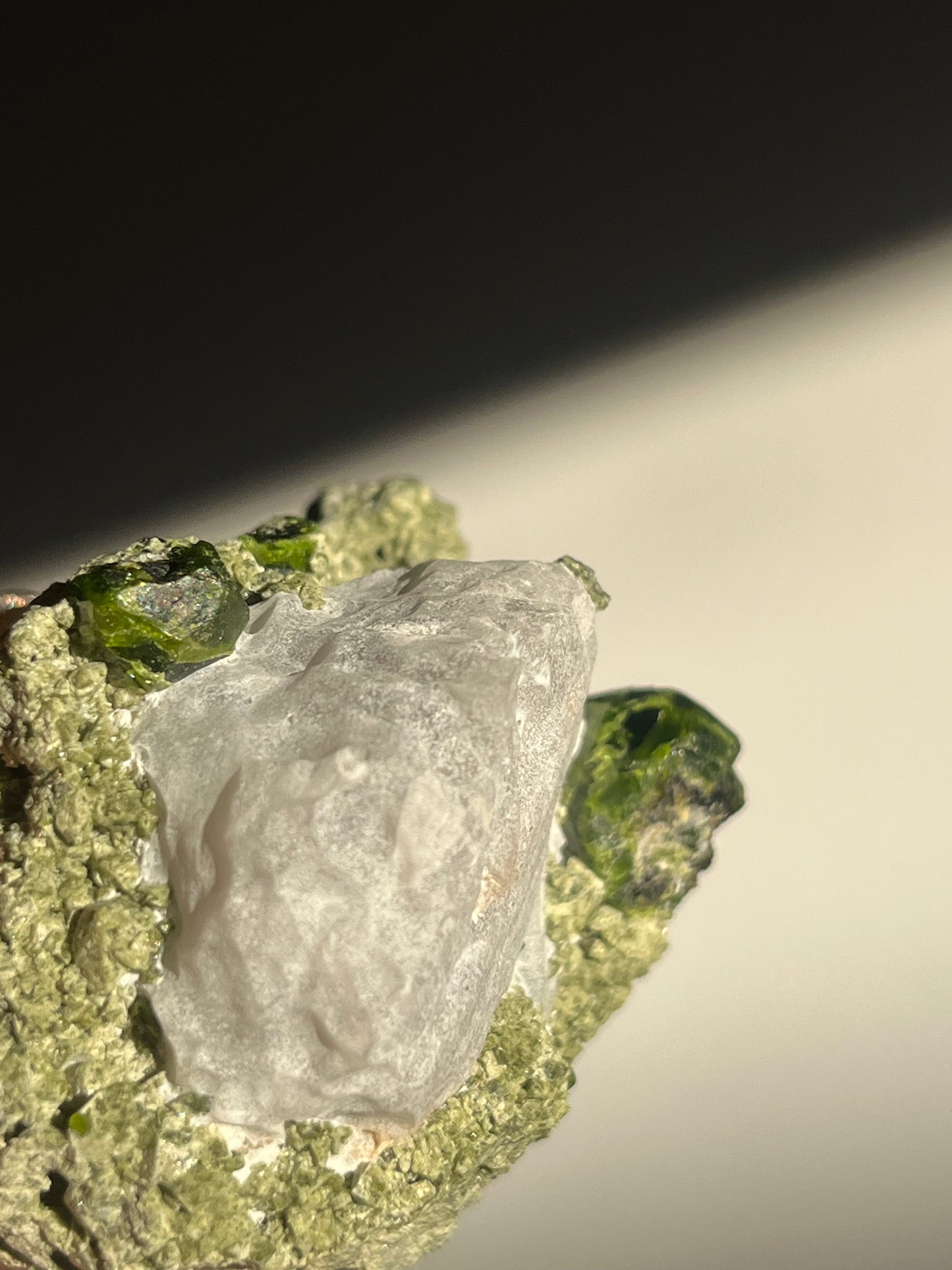 Demantoid Garnet on Matrix Specimen F