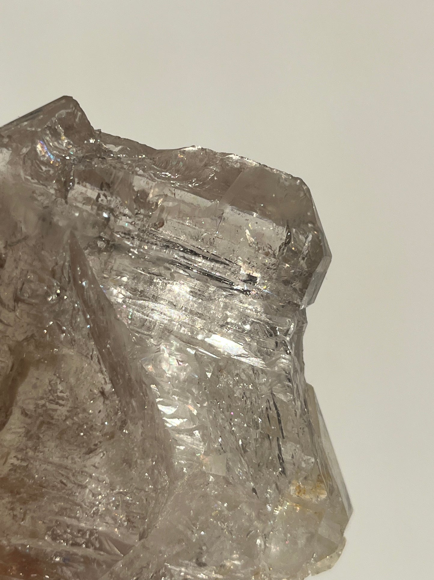 Fenster Diamond Quartz Specimen with Clay Inclusions & Several Moving Enhydros