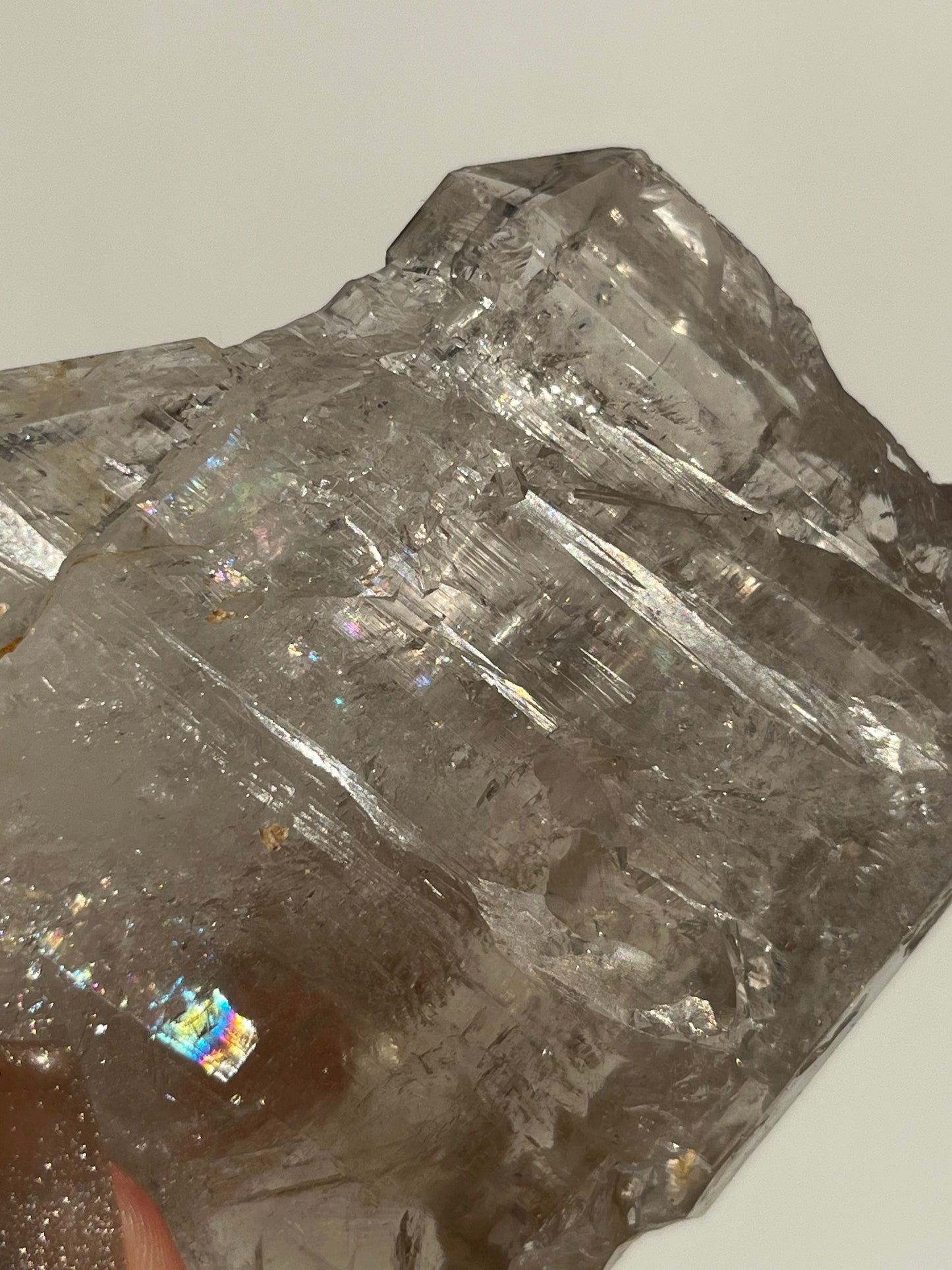 Fenster Diamond Quartz Specimen with Clay Inclusions & Several Moving Enhydros