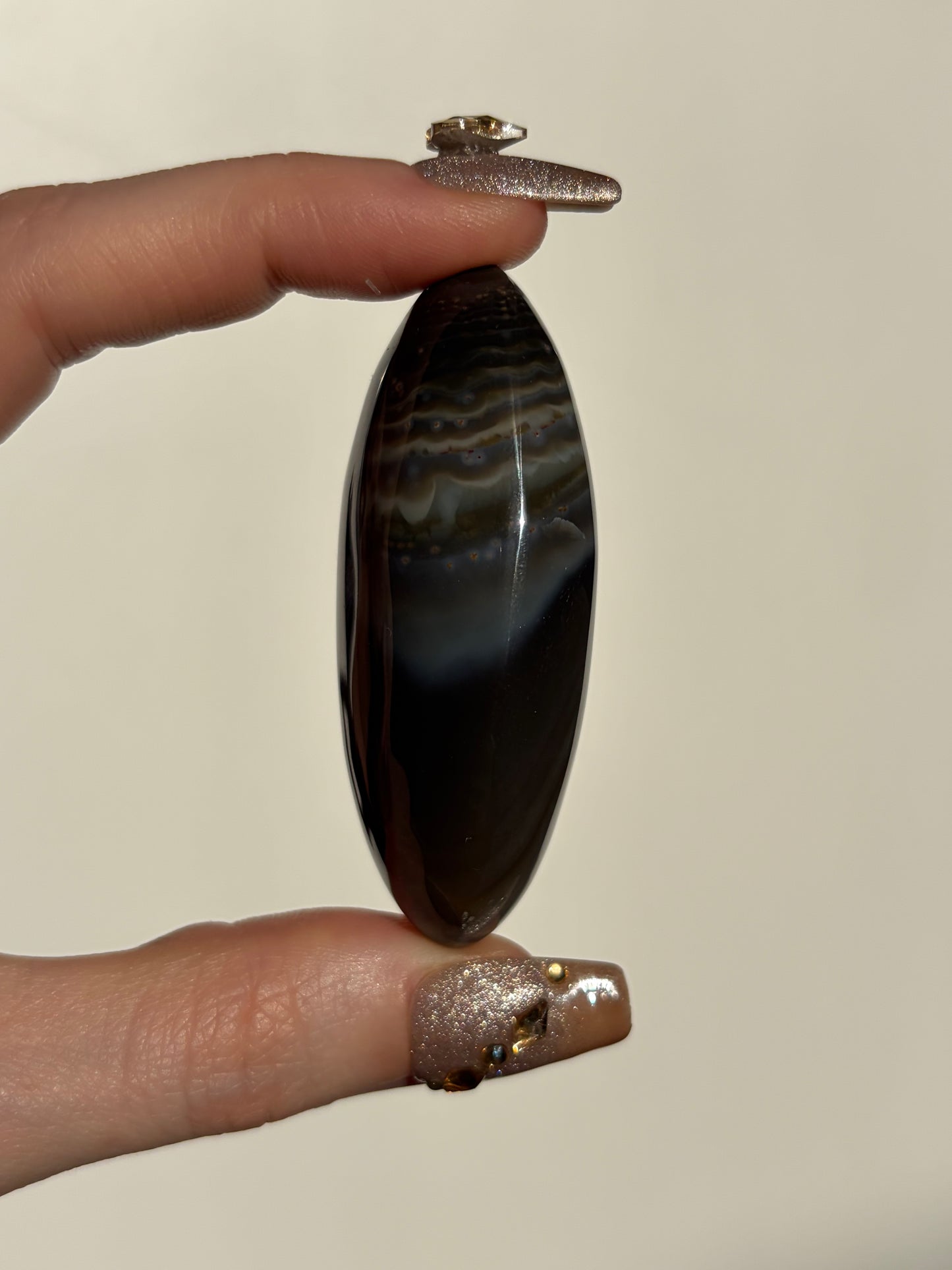 Grey Banded East Indonesian Agate Shiva A