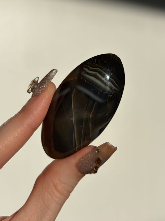 Grey Banded East Indonesian Agate Shiva B