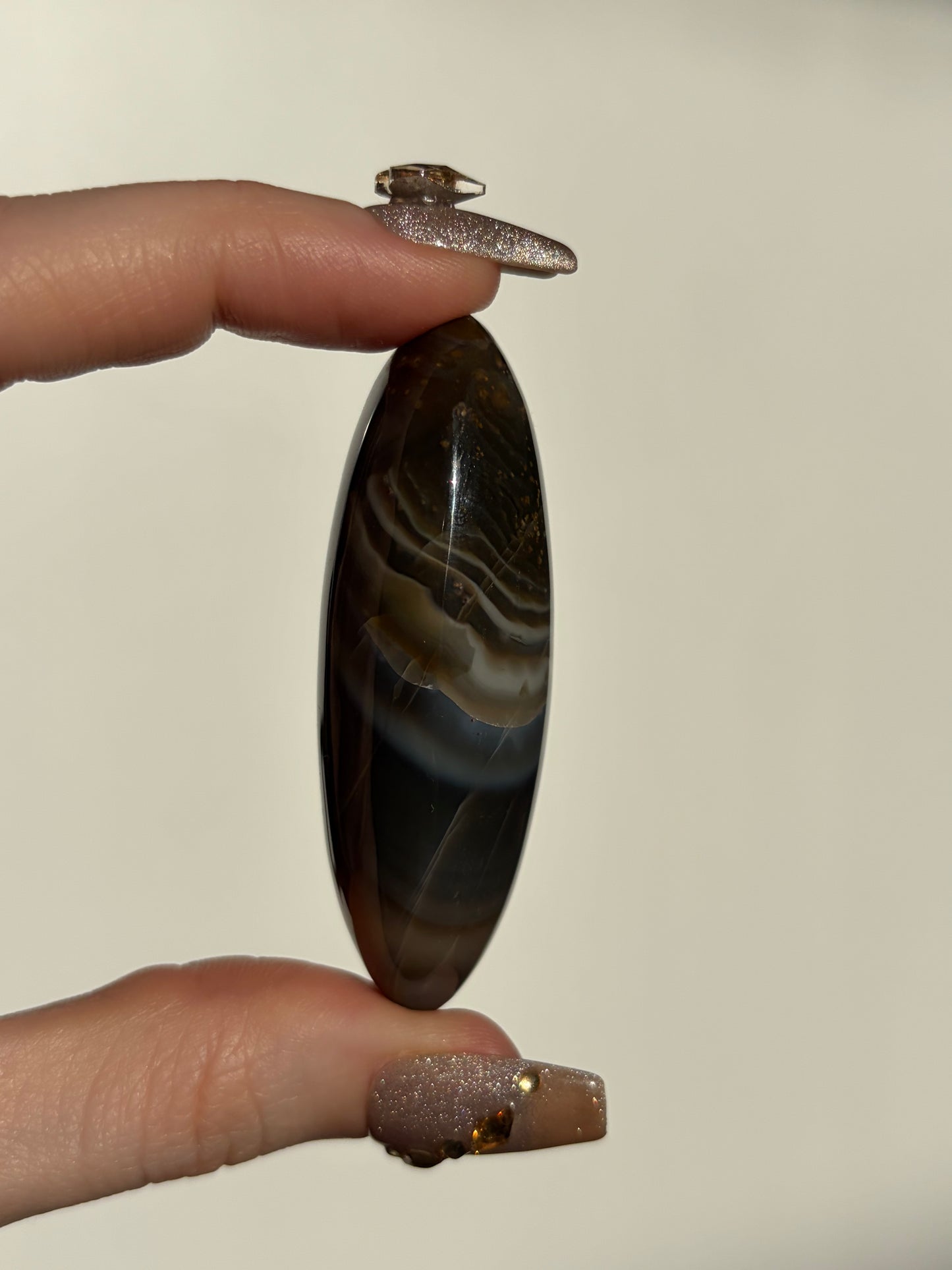 Grey Banded East Indonesian Agate Shiva C