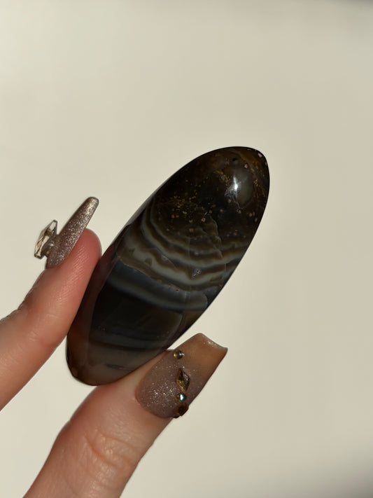 Grey Banded East Indonesian Agate Shiva C